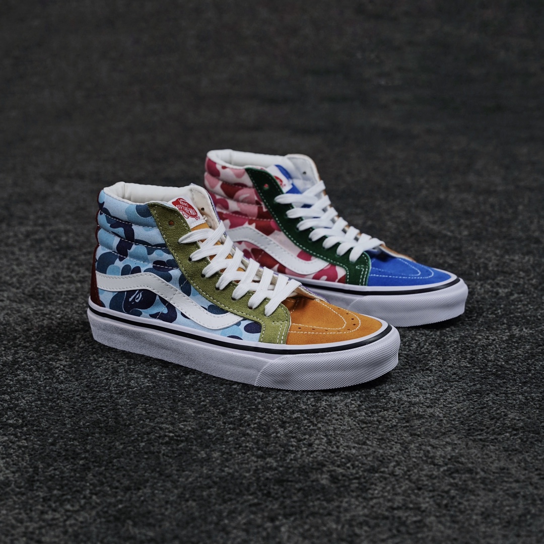 Vans Sk8-Hi DX Bape Multi Camo - vstockx