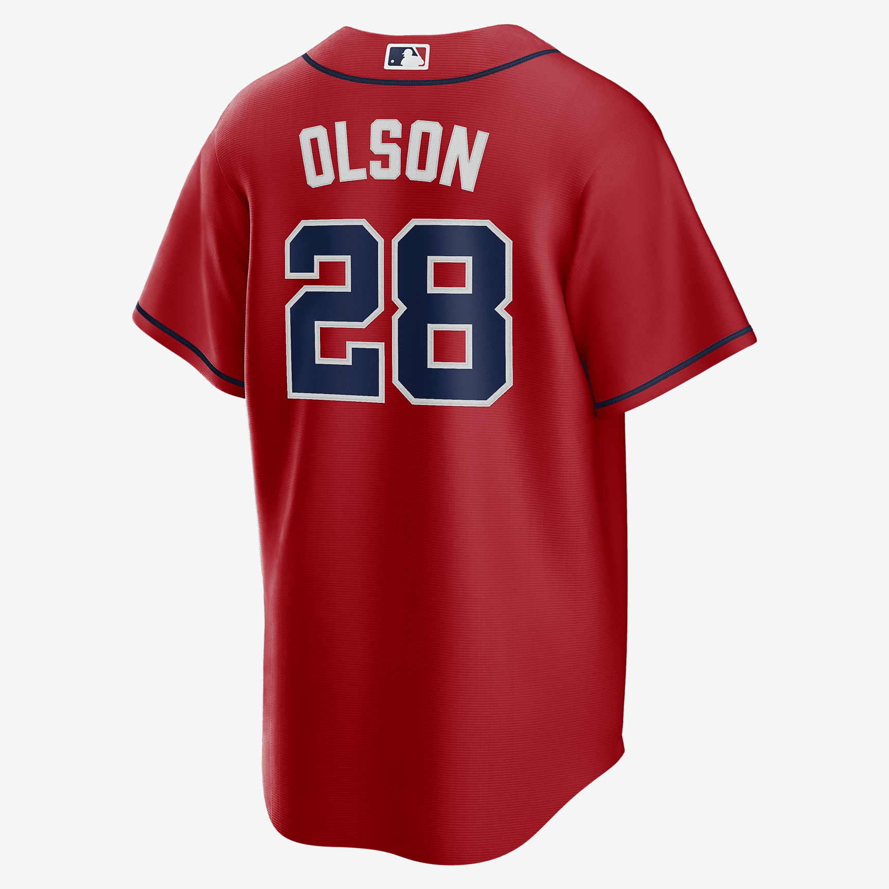 MLB Atlanta Braves (Matt Olson) Men's Replica Baseball Jersey - Sport Red - vstockx