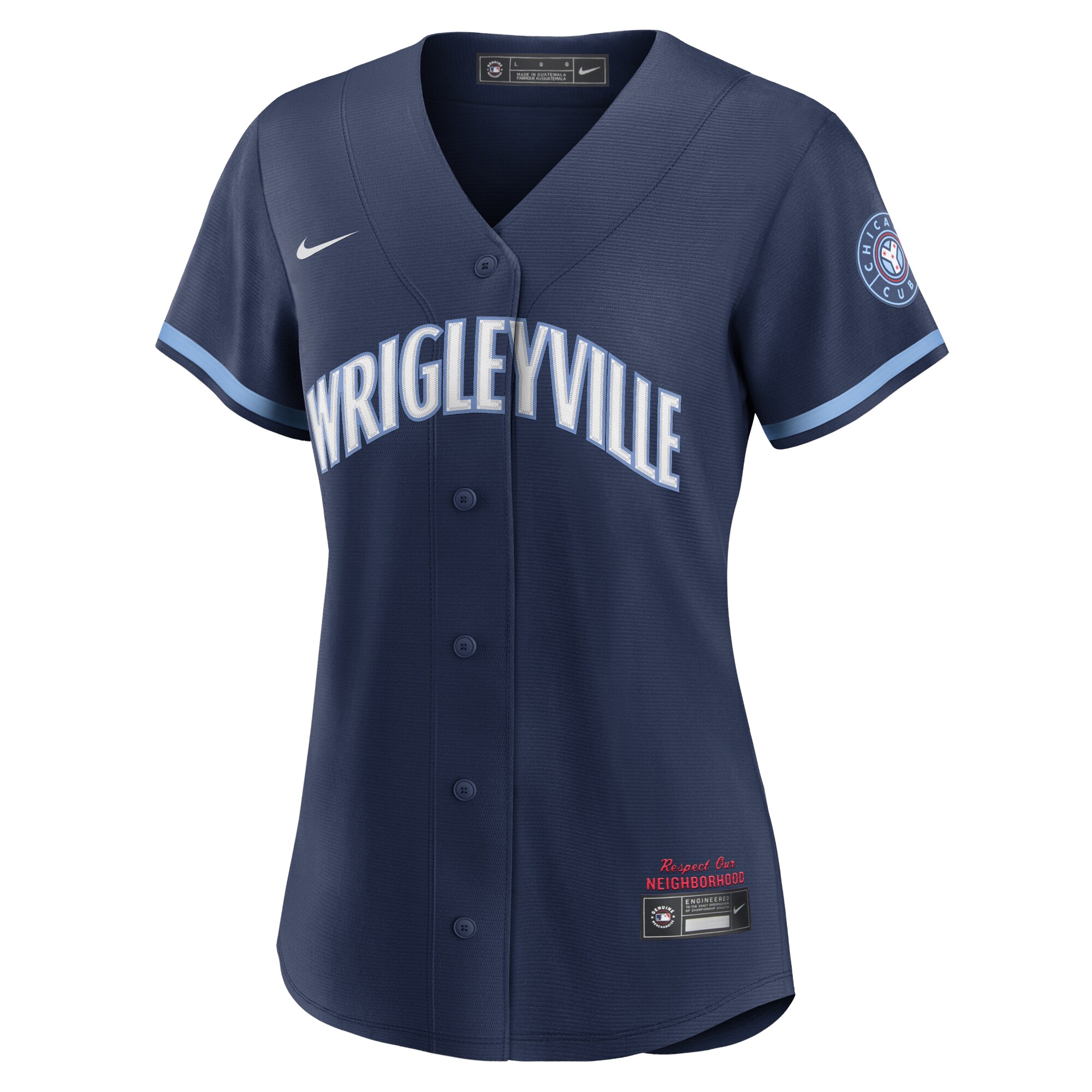 Chicago Cubs Nike Women's City Connect Replica Jersey - Navy - vstockx