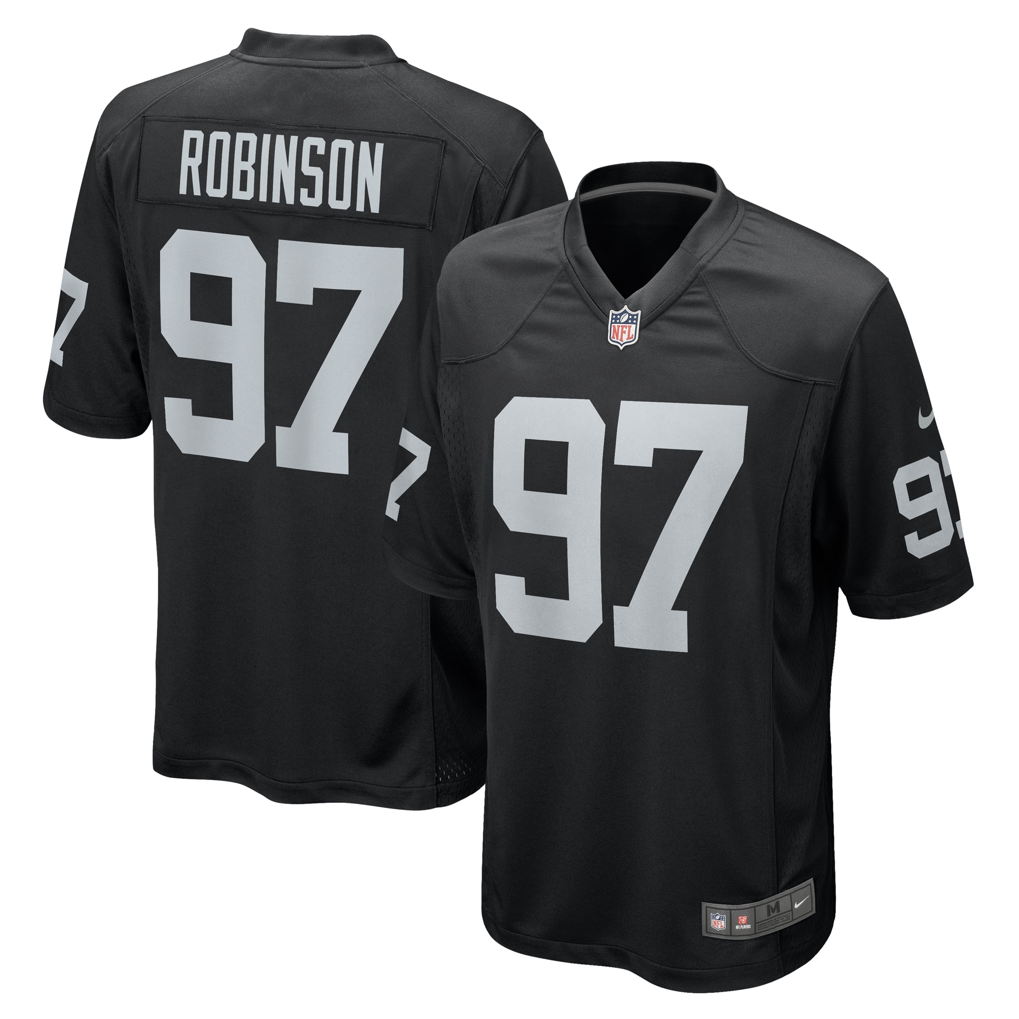 Janarius Robinson Las Vegas Raiders Nike Team Game Jersey - Black - vstockx