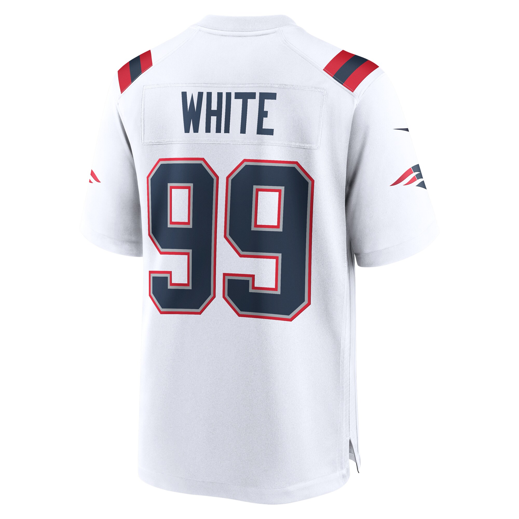 Keion White New England Patriots Nike Game Jersey - White - vstockx