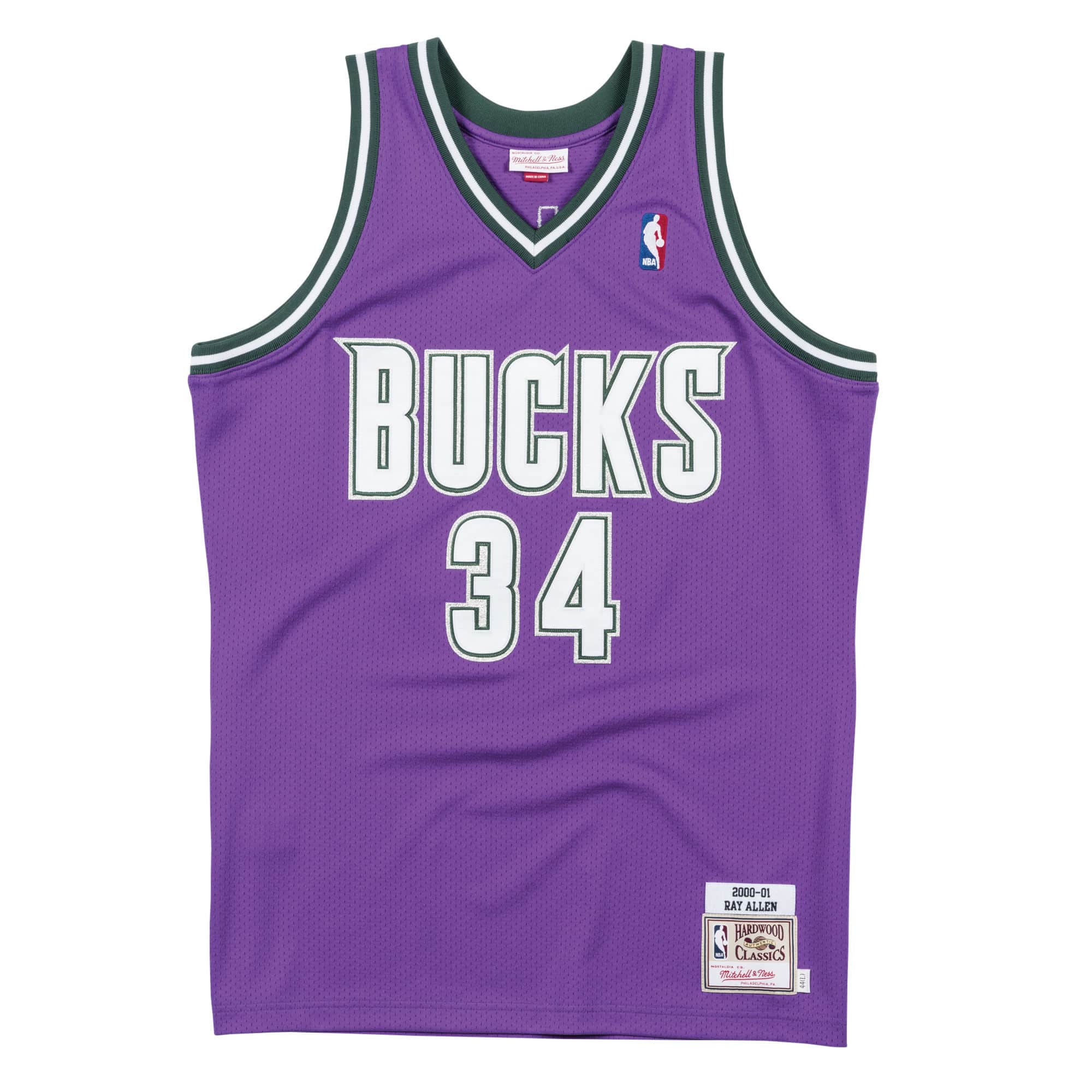 Authentic Jersey Milwaukee Bucks 2000-01 Ray Allen - vstockx