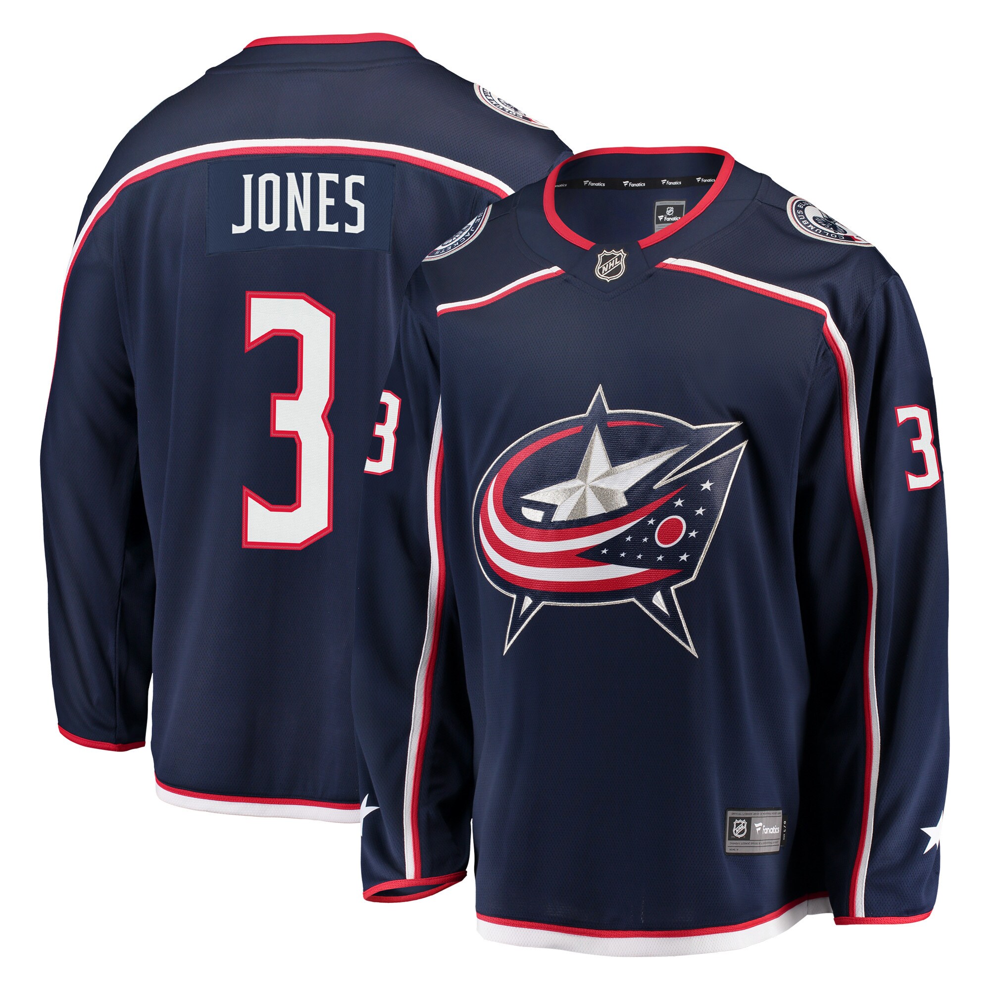 Seth Jones Columbus Blue Jackets Fanatics Branded Youth Breakaway Player Jersey - Navy - vstockx