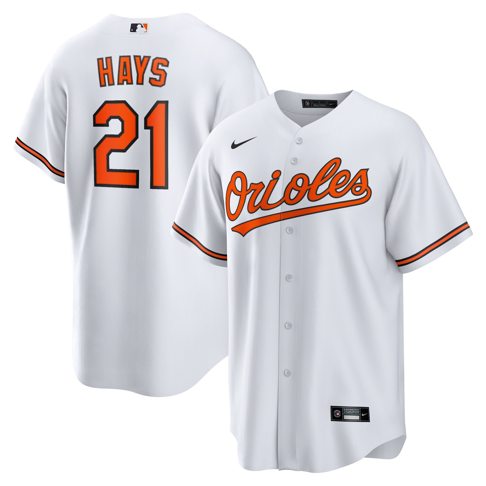 Austin Hays Baltimore Orioles Nike Replica Player Jersey - White - vstockx