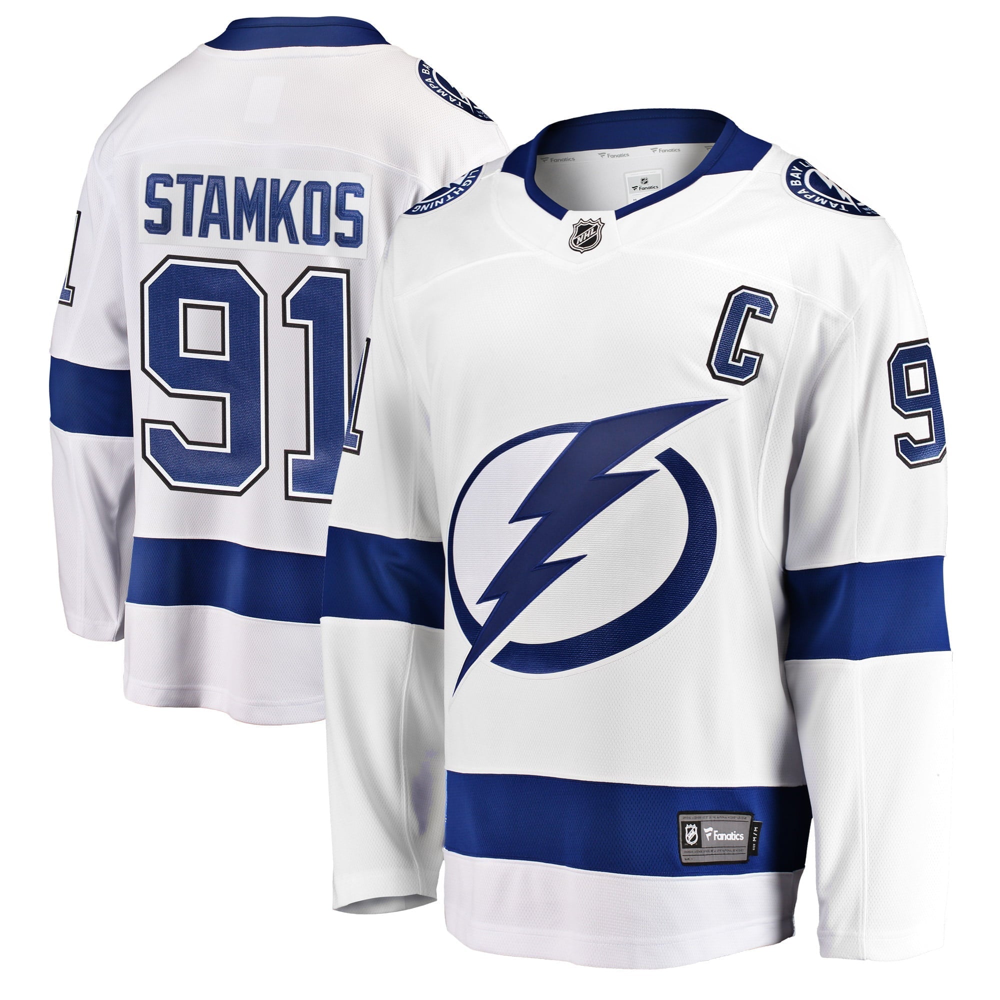 Men's Fanatics Branded Steven Stamkos White Tampa Bay Lightning Breakaway Player Jersey - vstockx