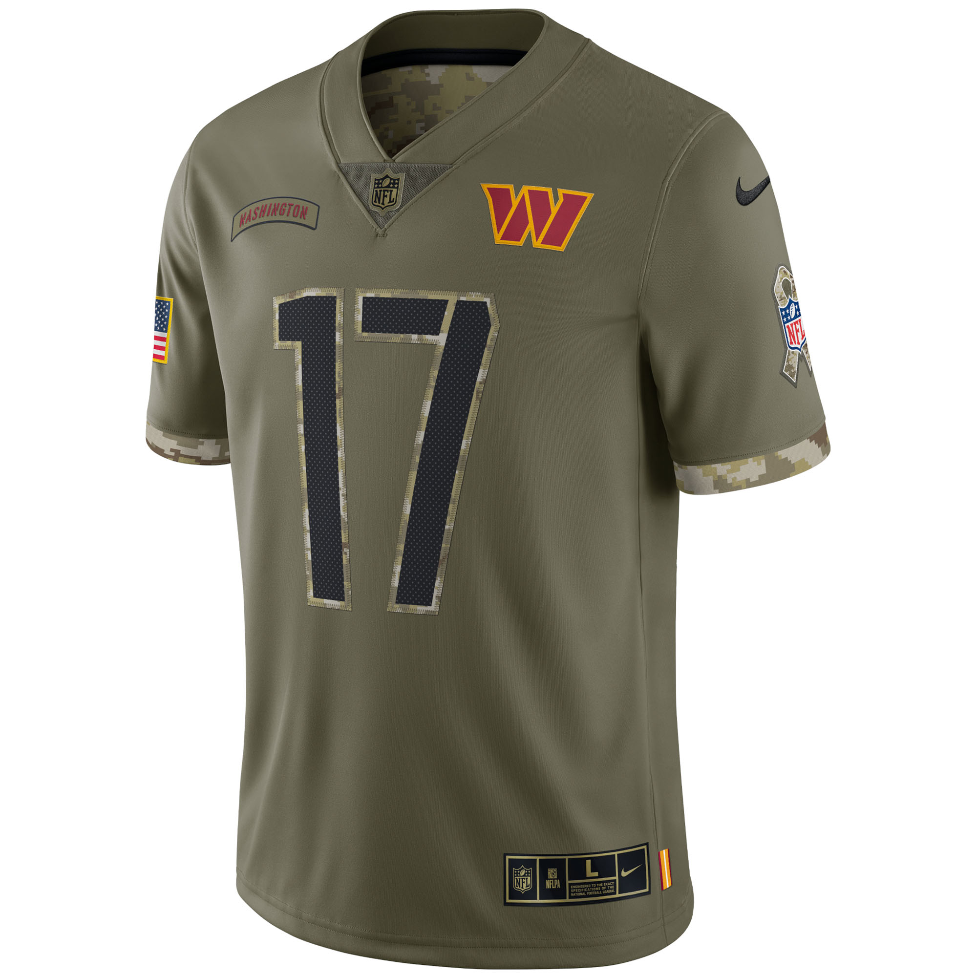 Terry McLaurin Washington Commanders Nike 2022 Salute To Service Limited Jersey - Olive - vstockx