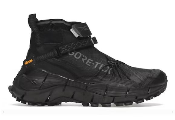Reebok Zig Kinetica II Edge GORE-TEX Black - vstockx
