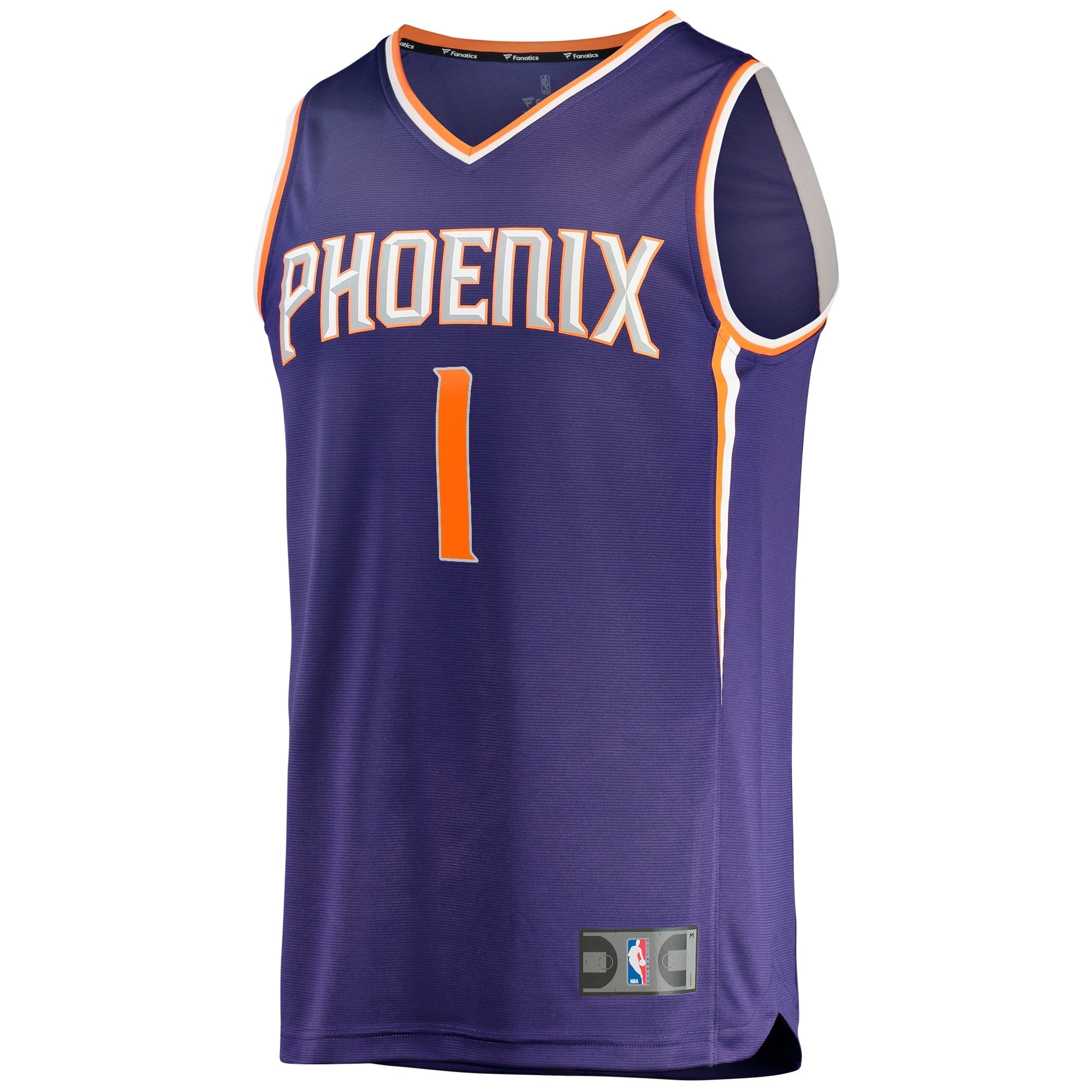 Men's Fanatics Branded Devin Booker Purple Phoenix Suns Big & Tall Fast Break Player Jersey - Icon Edition - vstockx