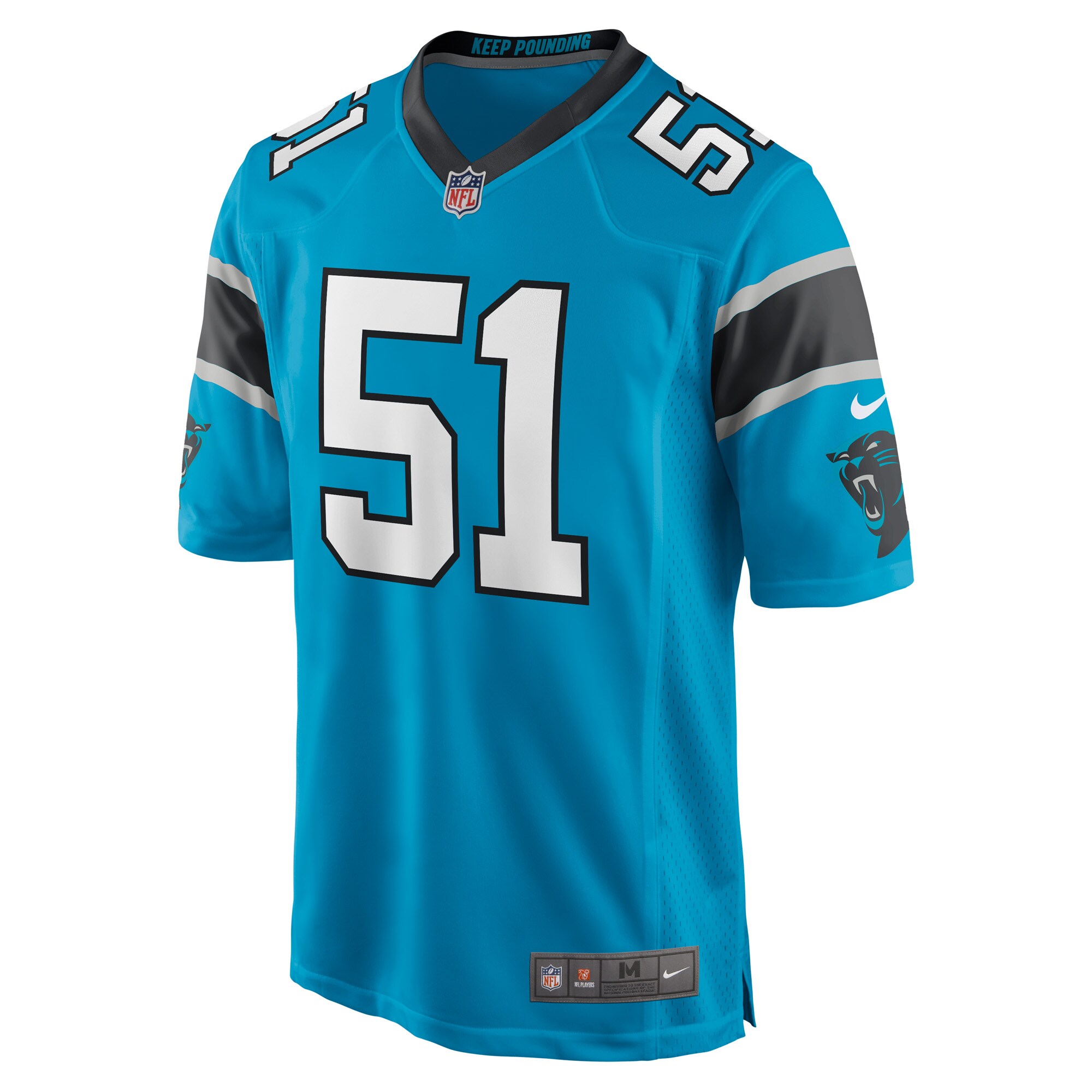 Sam Mills Carolina Panthers Nike Retired Player Jersey - Blue - vstockx
