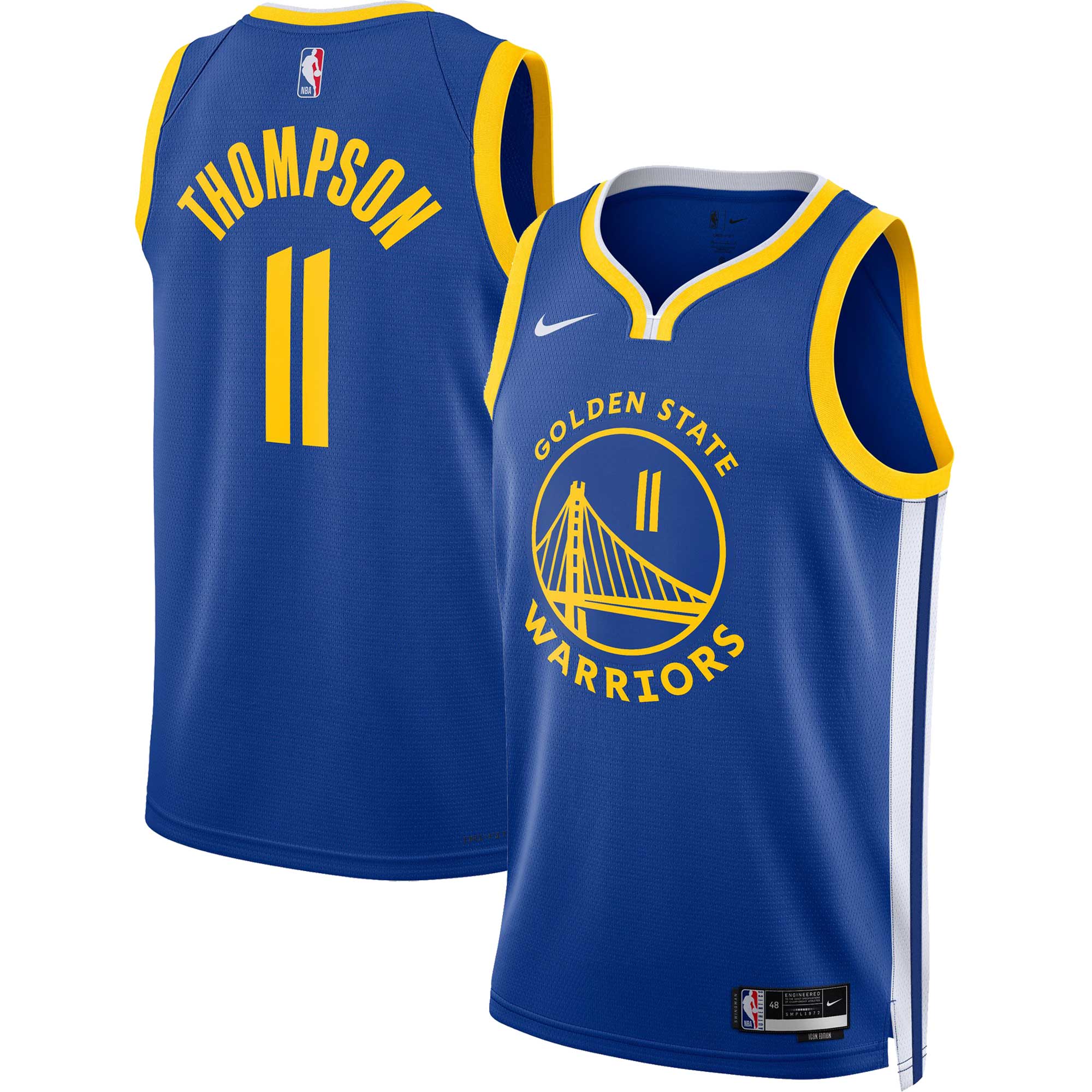 Klay Thompson Golden State Warriors Nike Unisex Swingman Jersey - Association Edition - Royal - vstockx