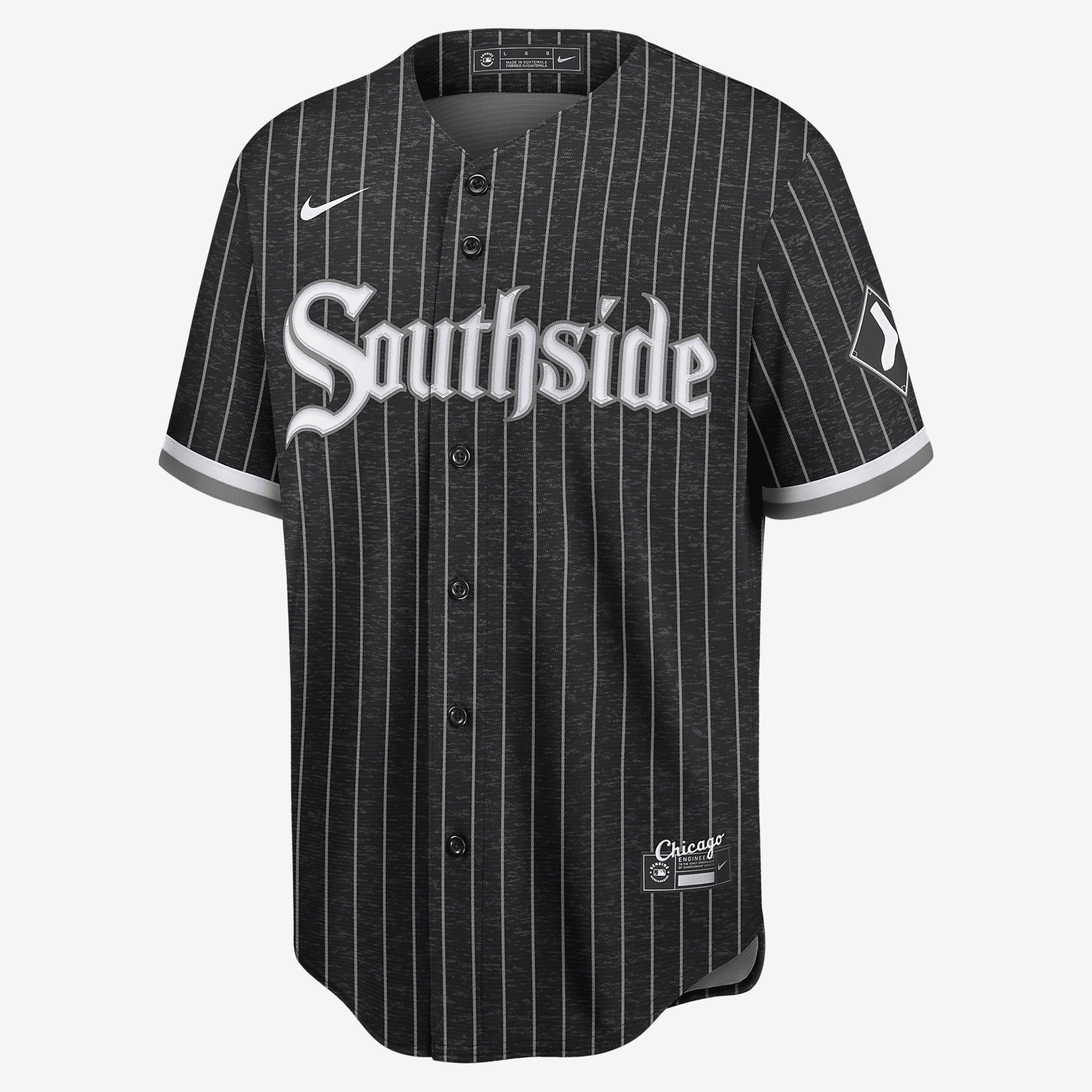 MLB Chicago White Sox City Connect Men's Replica Baseball Jersey - Black/Anthracite - vstockx