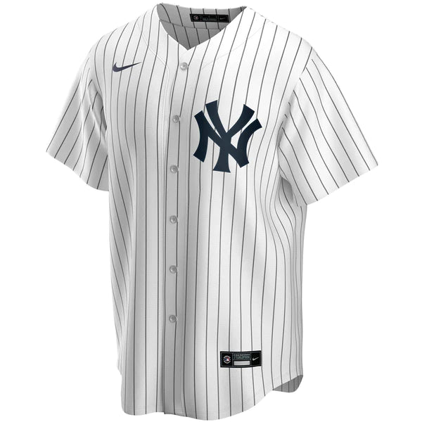 Men's Aaron Judge White New York Yankees Home Official Replica Player Jersey - vstockx