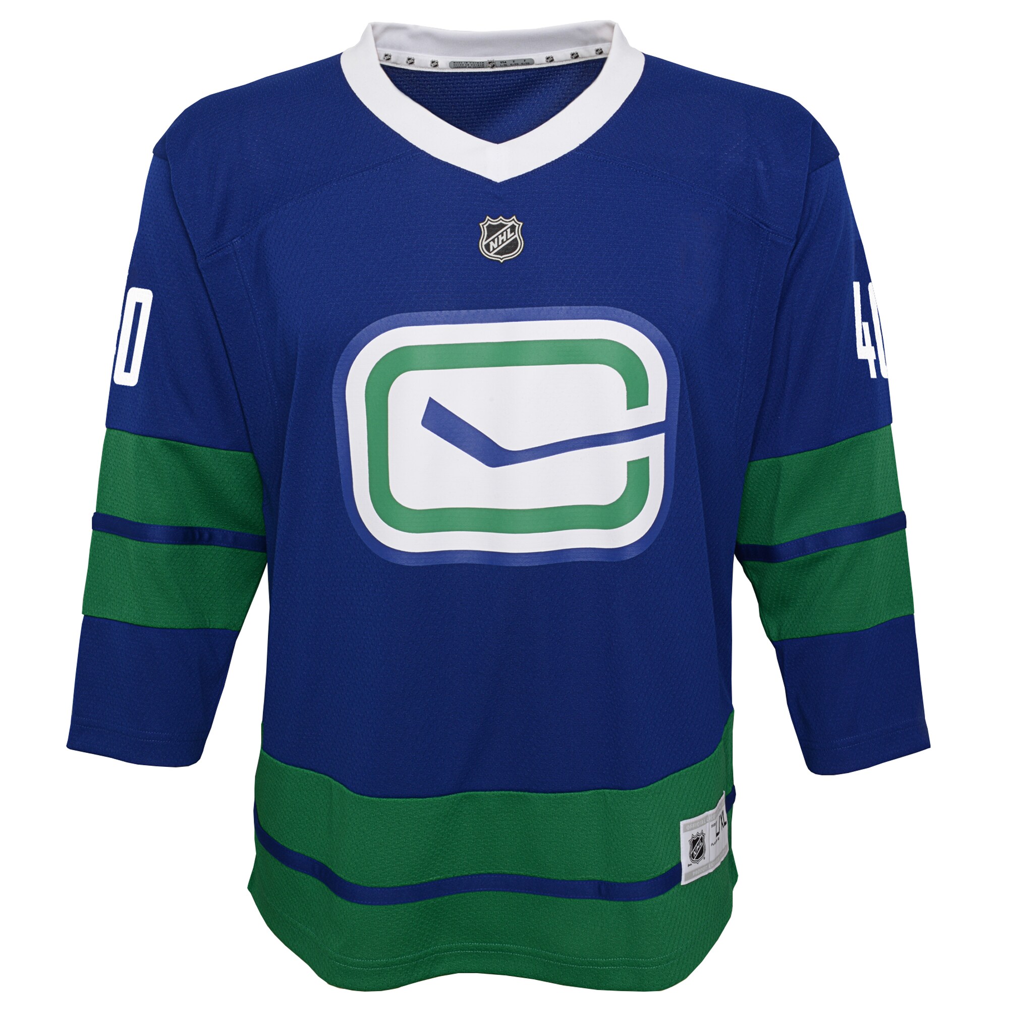 Elias Pettersson Vancouver Canucks Youth Royal 2019/20 Alternate Replica Player Jersey - vstockx