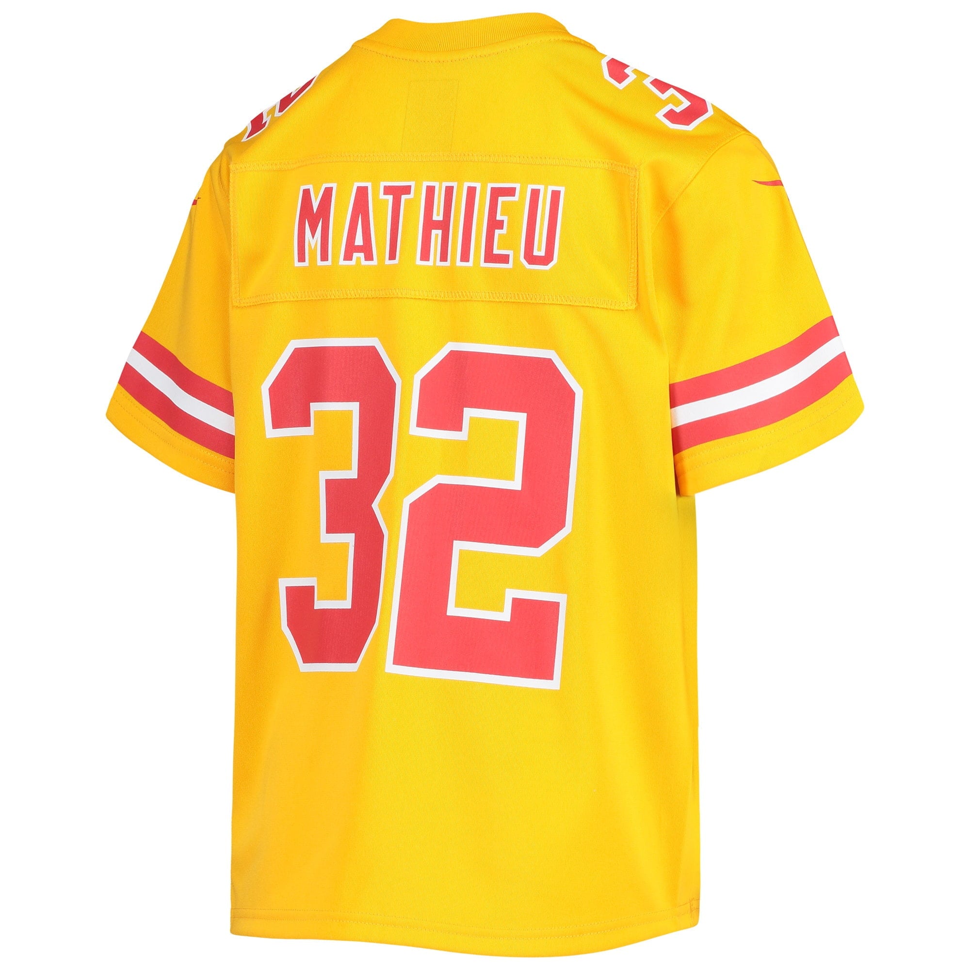 Youth Nike Tyrann Mathieu Gold Kansas City Chiefs Inverted Team Game Jersey - vstockx