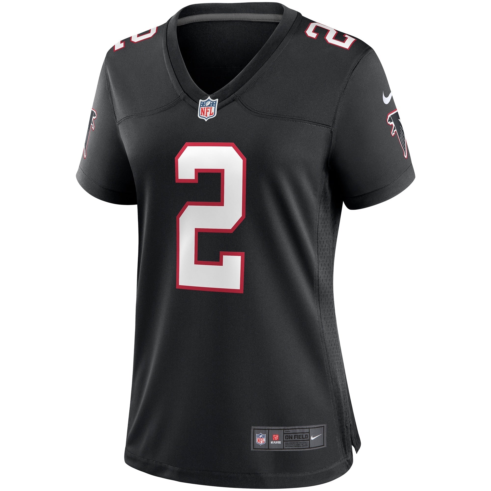 Women's Nike Matt Ryan Black Atlanta Falcons Throwback Game Jersey - vstockx
