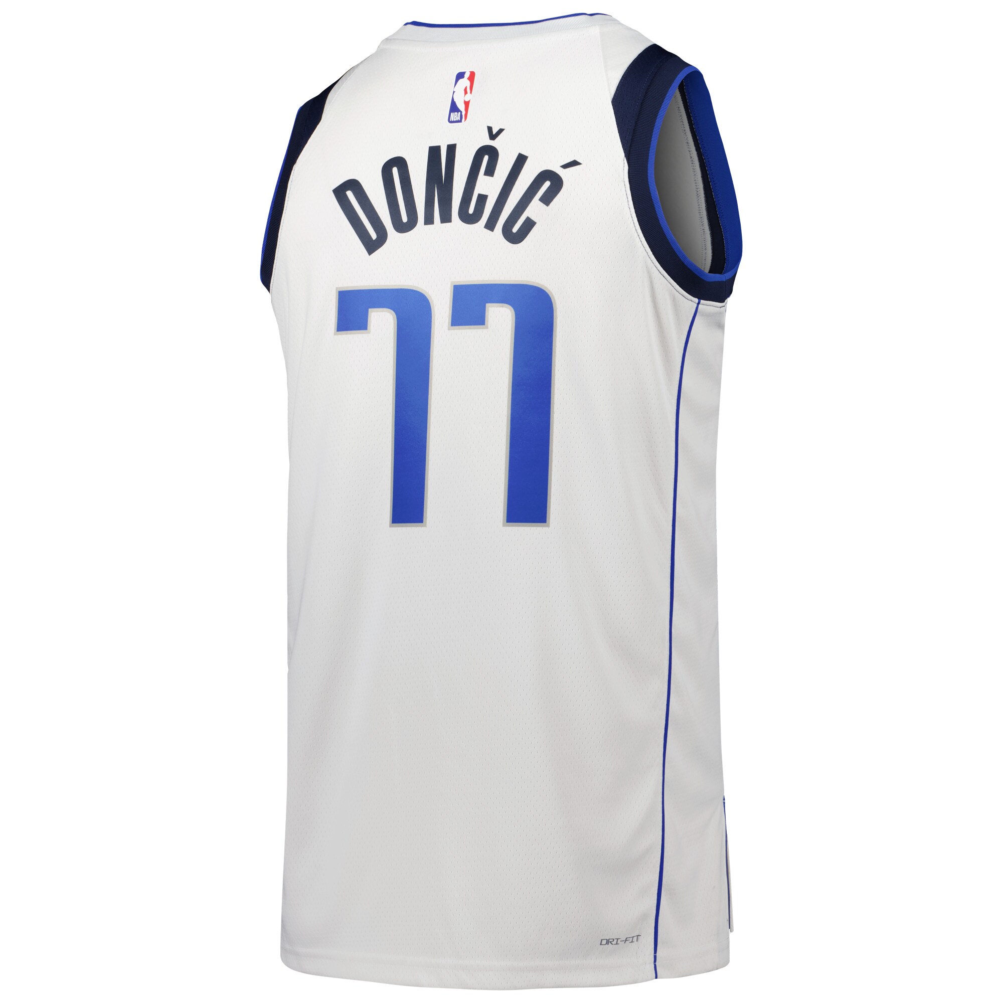 Luka Doncic Dallas Mavericks Nike Unisex Swingman Jersey - Association Edition - White - vstockx