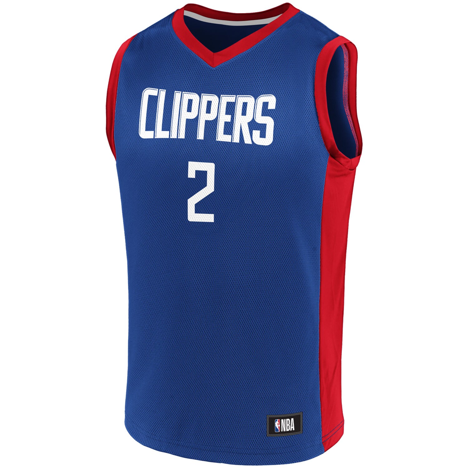 Men's Kawhi Leonard Royal/Red LA Clippers Replica Jersey - vstockx