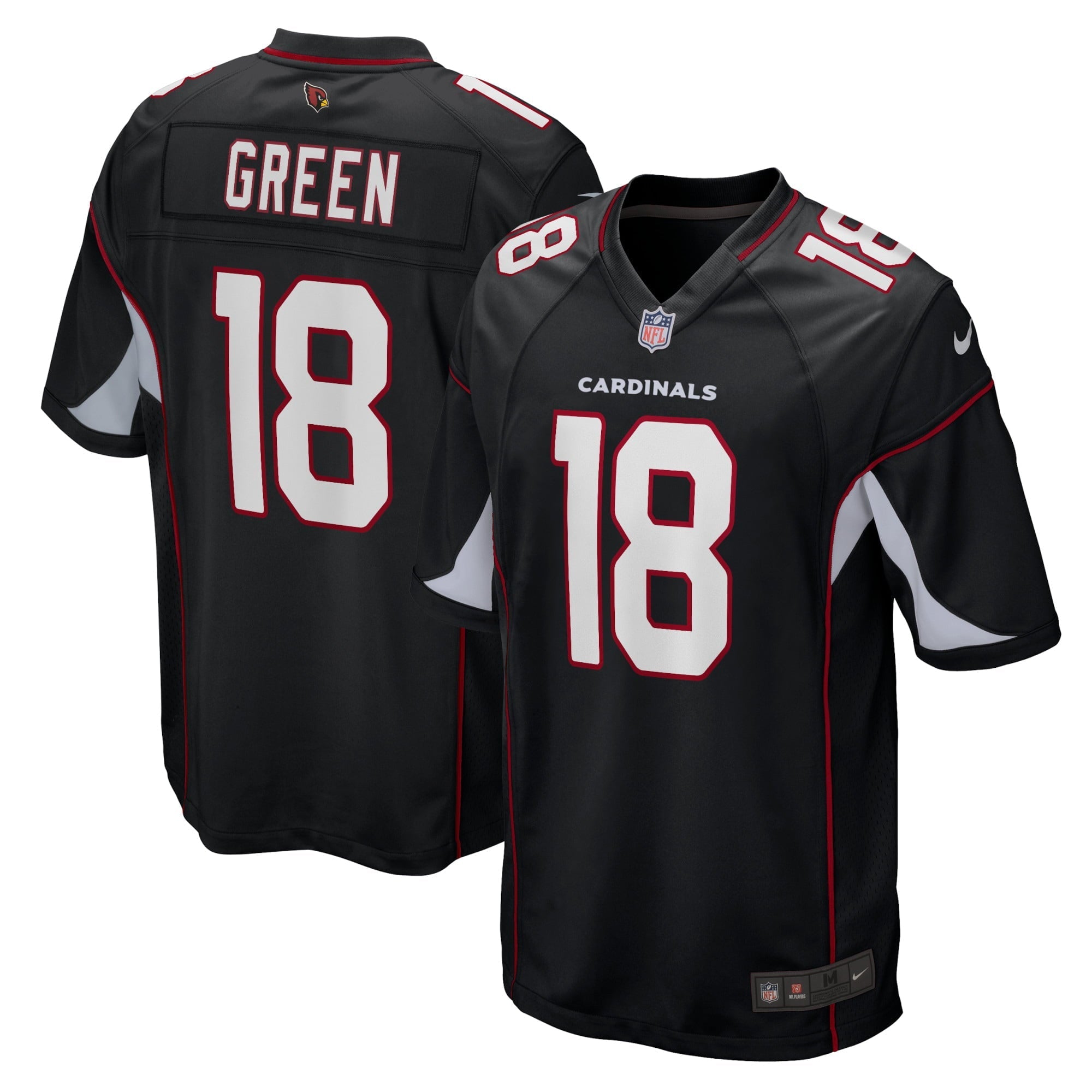 Men's Nike A.J. Green Black Arizona Cardinals Game Jersey - vstockx