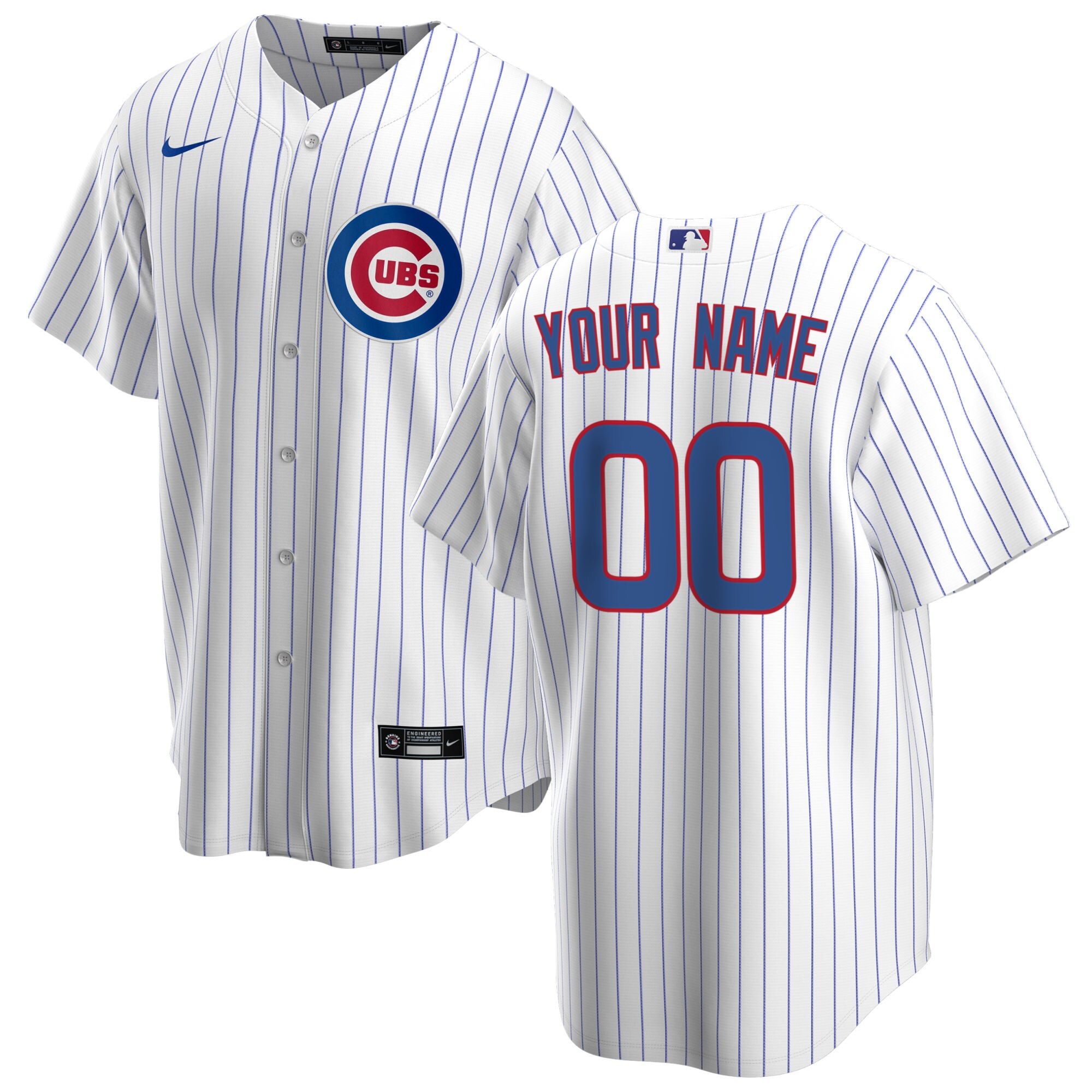 Chicago Cubs Nike Youth Home Replica Custom Jersey - White - vstockx
