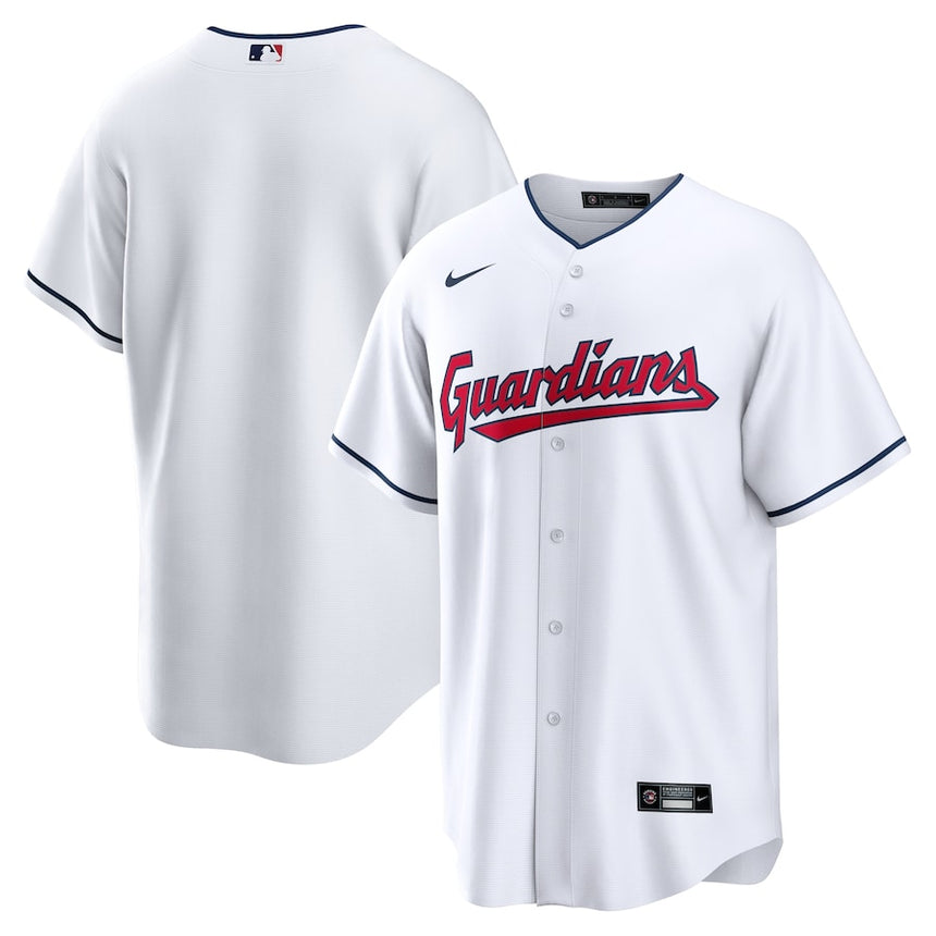 Men's Cleveland Guardians White Home Replica Jersey - vstockx