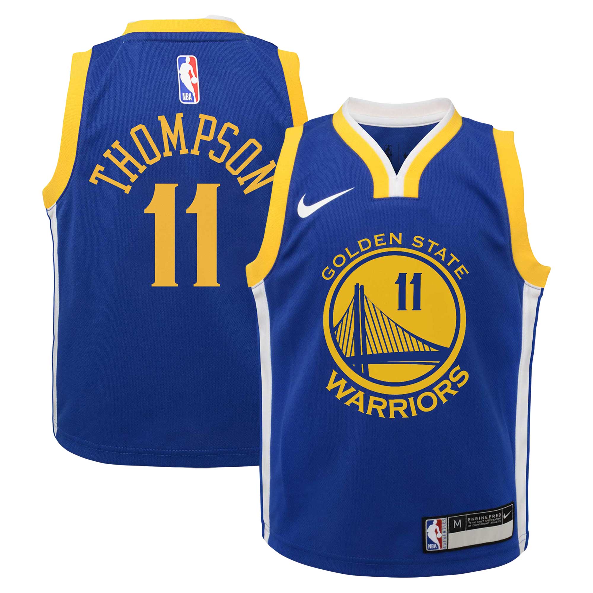 Klay Thompson Golden State Warriors Nike Preschool Dri-FIT Swingman Player Jersey - Icon Edition - Royal - vstockx