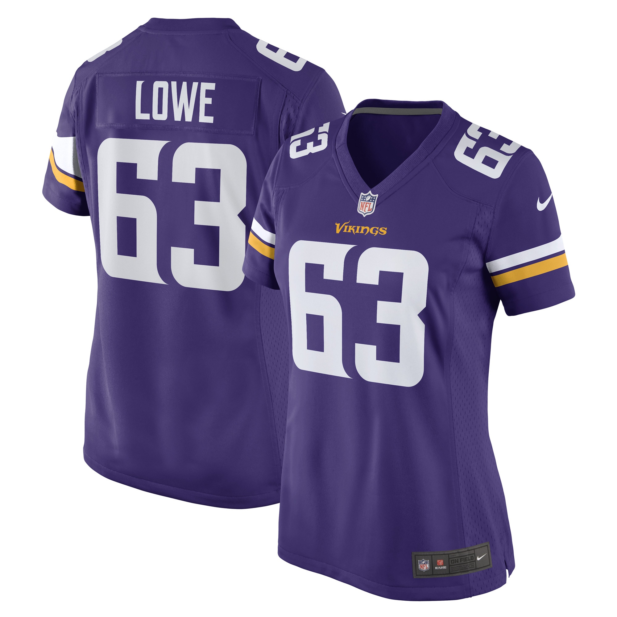 Vederian Lowe Minnesota Vikings Nike Women's Game Player Jersey - Purple - vstockx