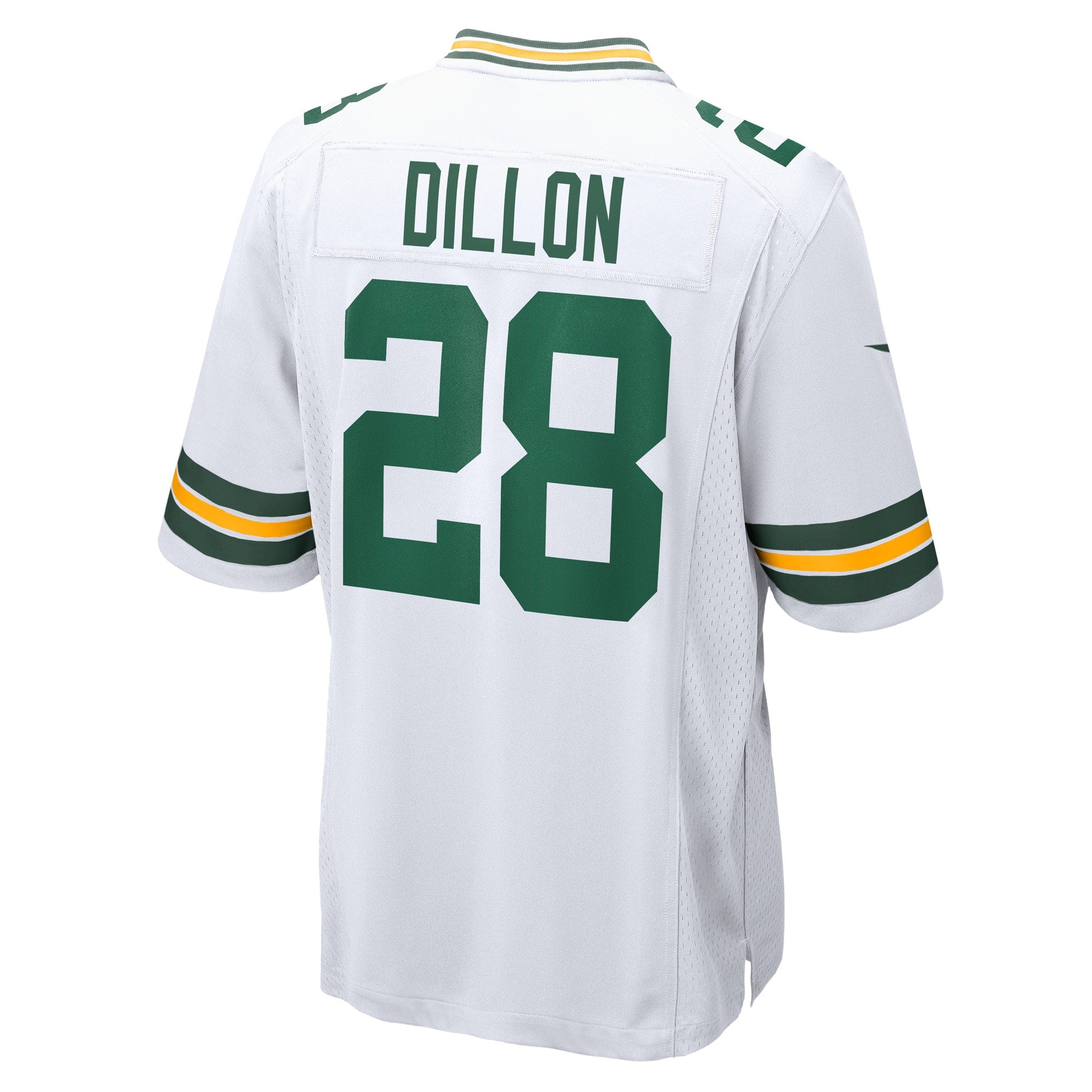 Men's Nike AJ Dillon White Green Bay Packers Game Player Jersey - vstockx