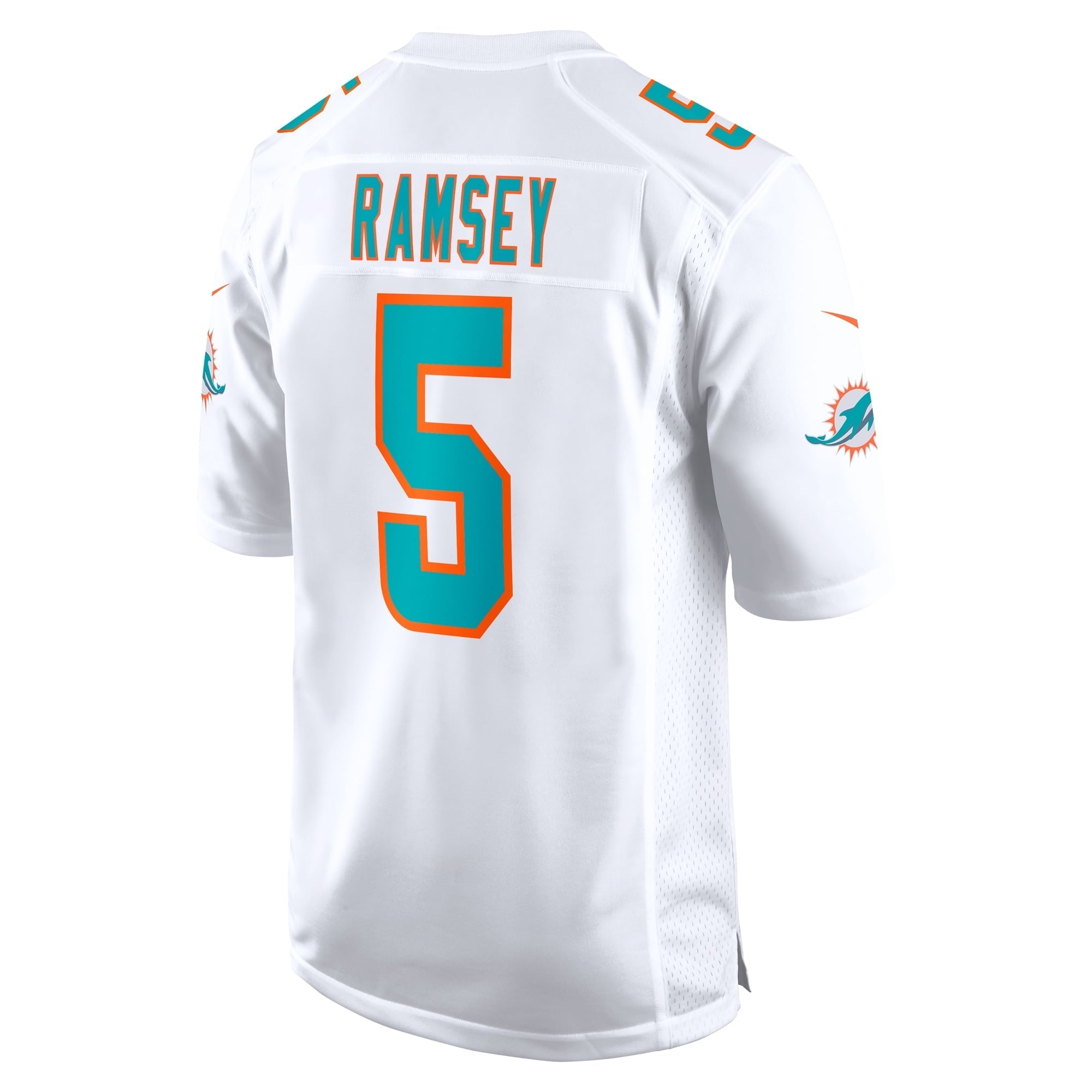 Men's Nike Jalen Ramsey White Miami Dolphins Away Game Jersey - vstockx