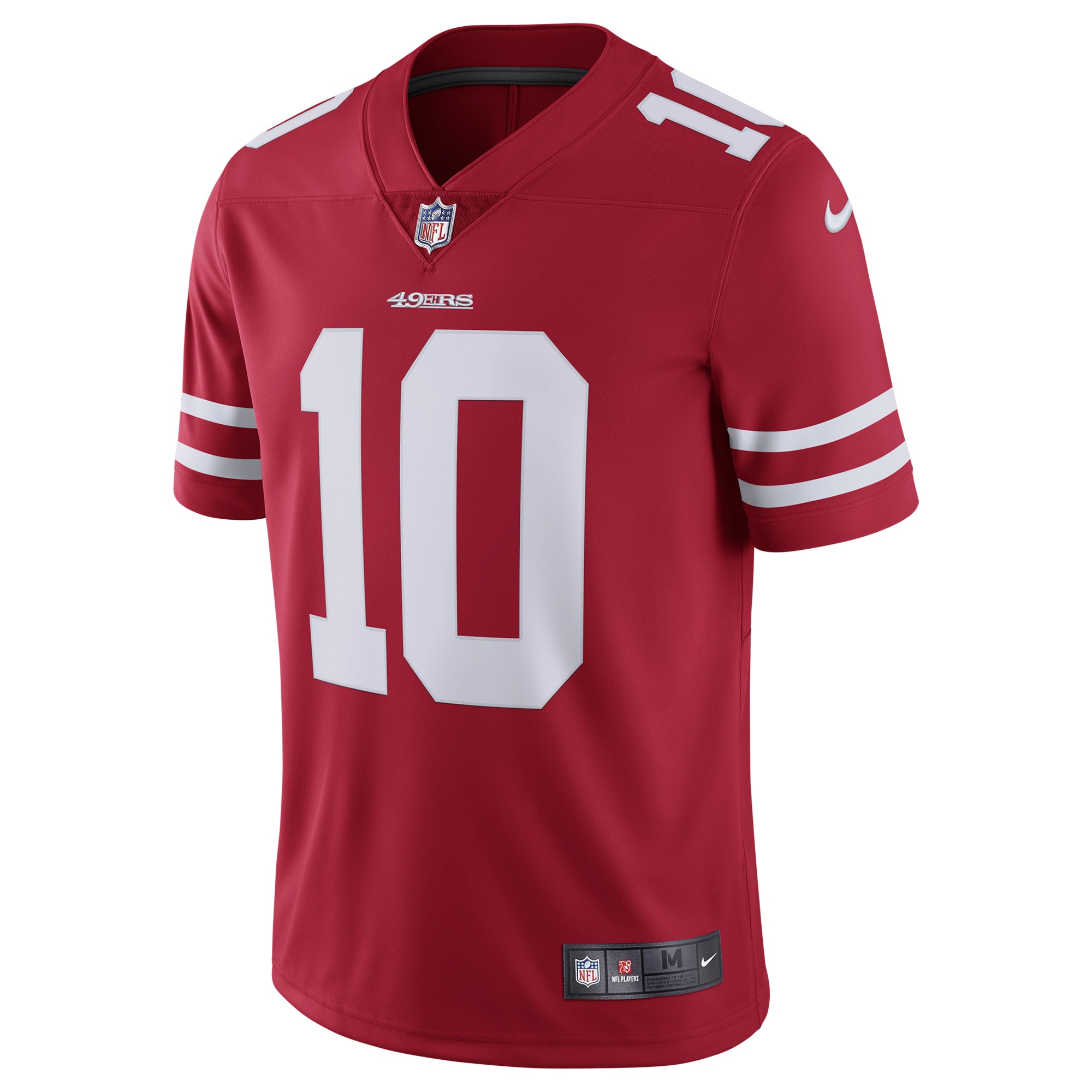 Jimmy Garoppolo San Francisco 49ers Nike Vapor Untouchable Limited Jersey - Scarlet - vstockx