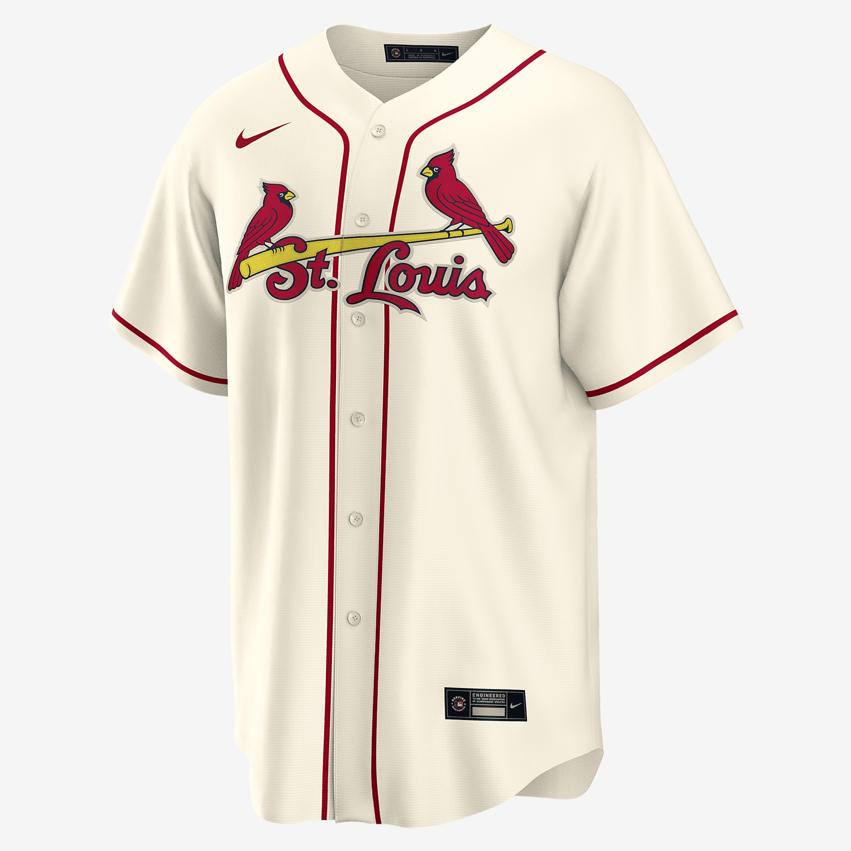 MLB St. Louis Cardinals (Nolan Arenado) Men's Replica Baseball Jersey - Cream - vstockx