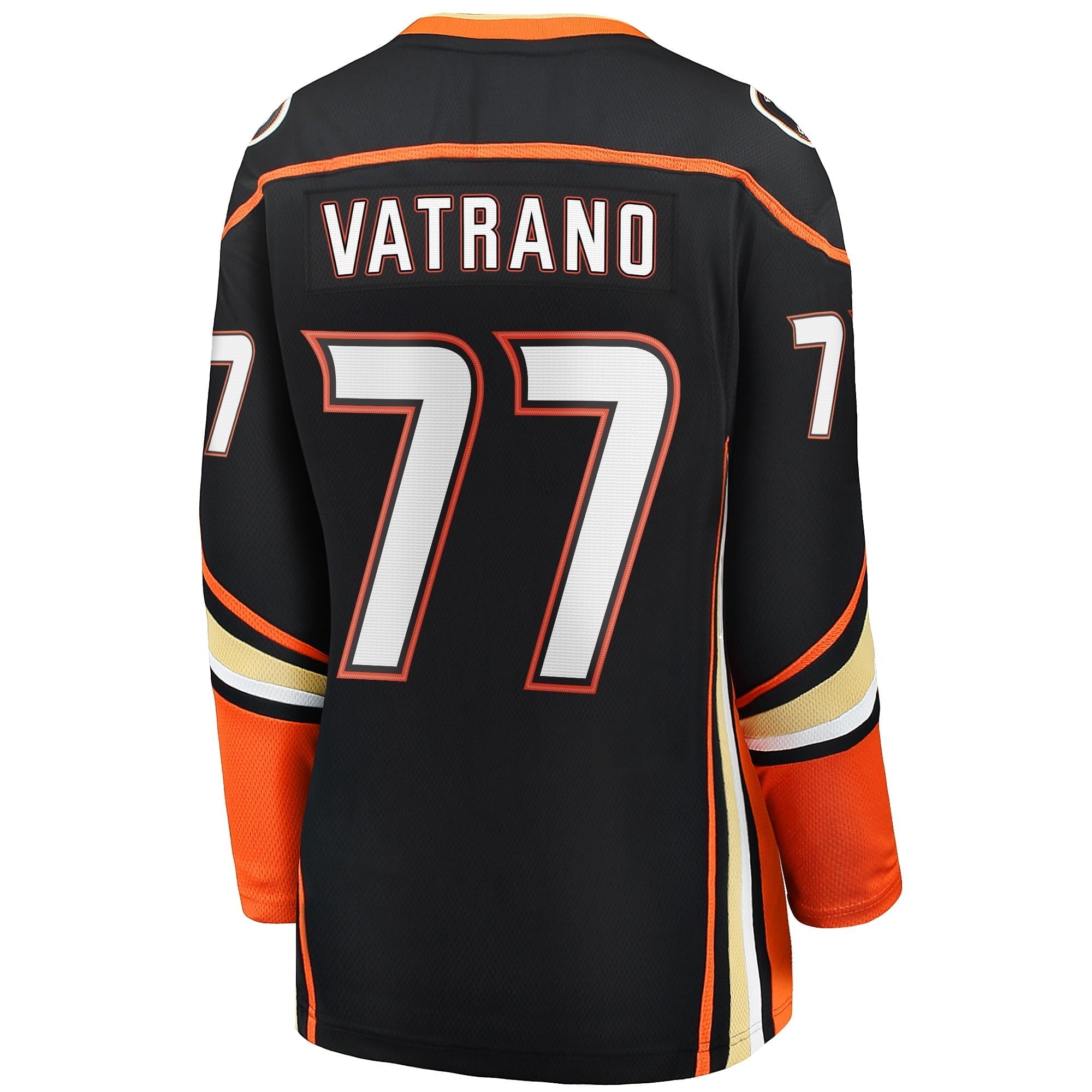 Women's Fanatics Branded Frank Vatrano Black Anaheim Ducks Home Breakaway Player Jersey - vstockx