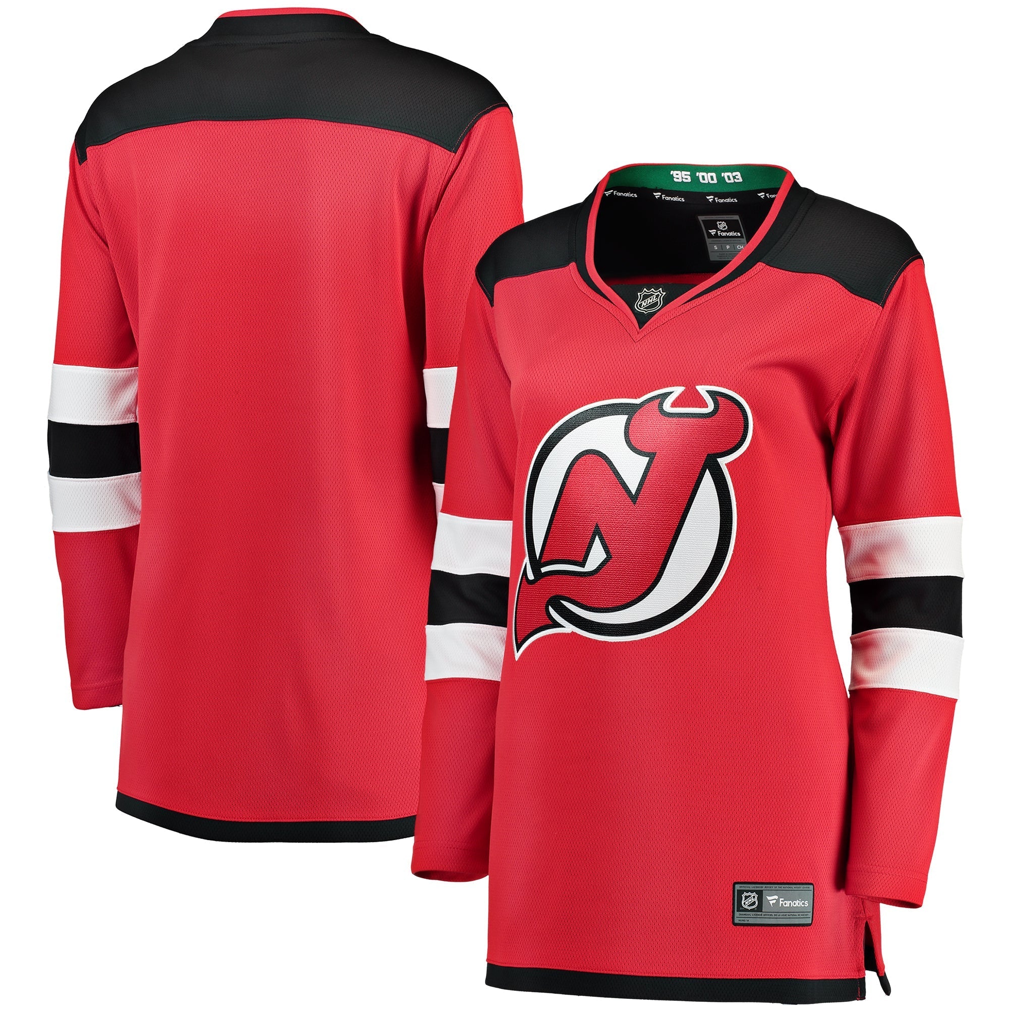 Women's Fanatics Branded Red New Jersey Devils Breakaway Home Jersey - vstockx