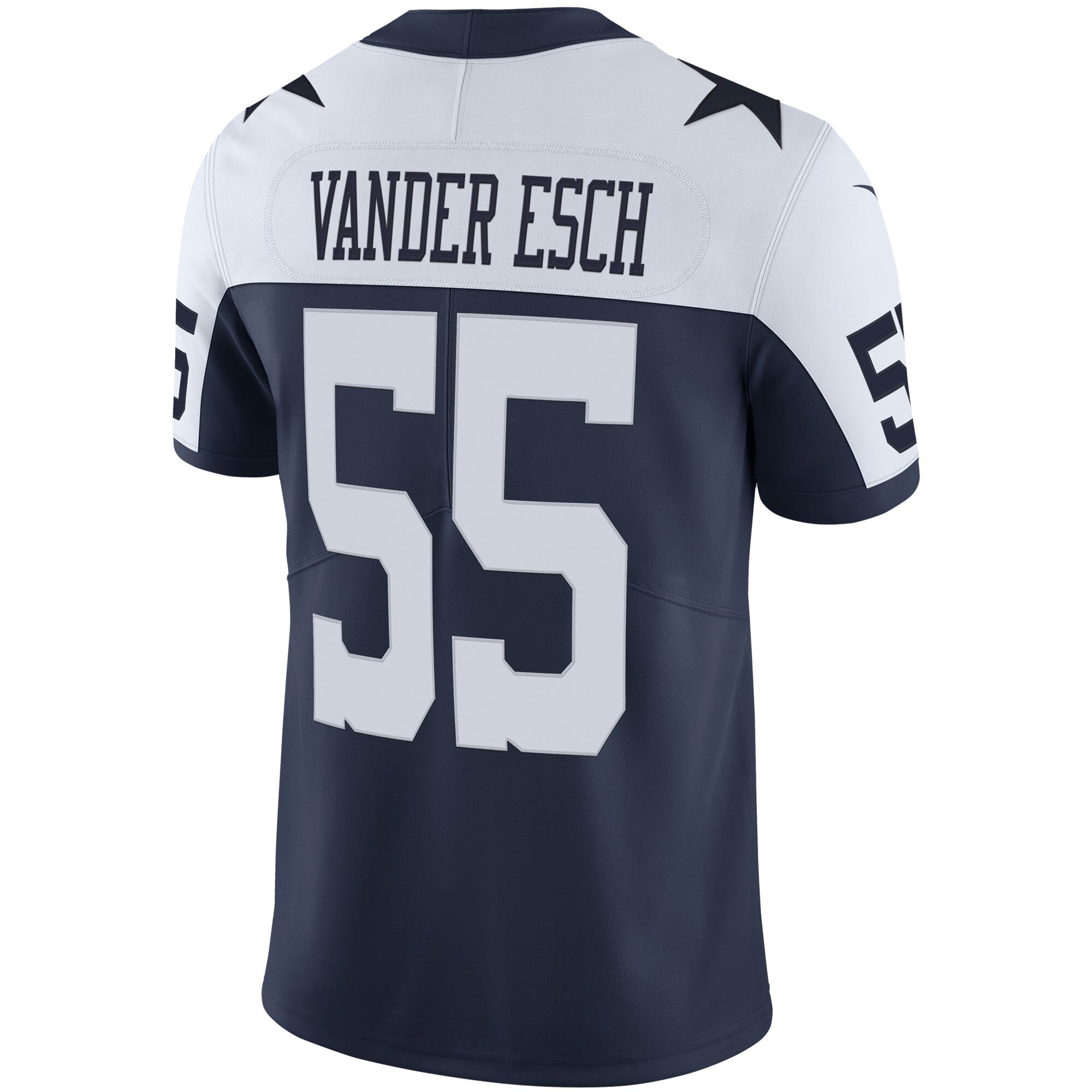 Men's Nike Leighton Vander Esch Navy Dallas Cowboys Alternate Vapor Limited Jersey - vstockx