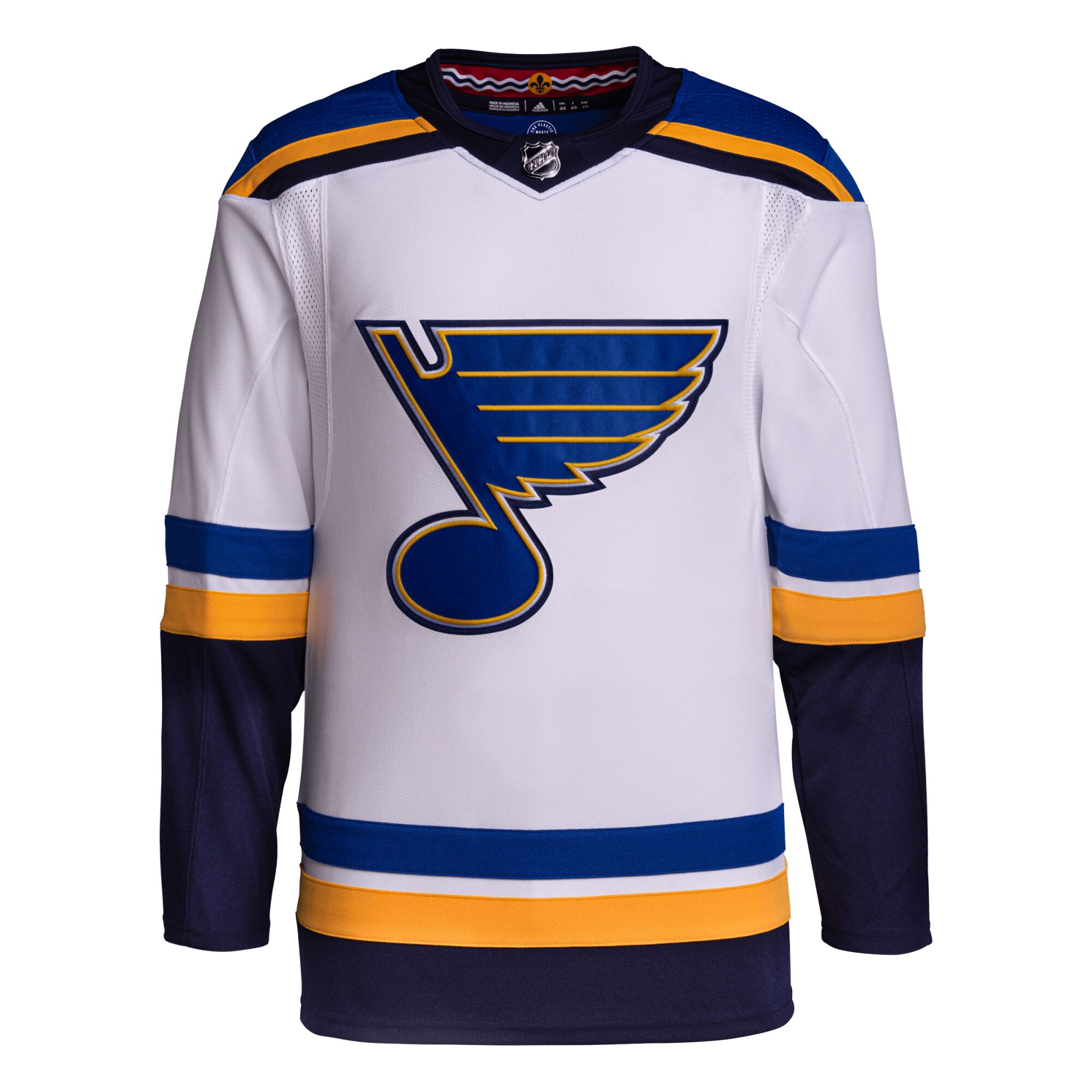 St. Louis Blues adidas Away Primegreen Authentic Pro Jersey White - vstockx