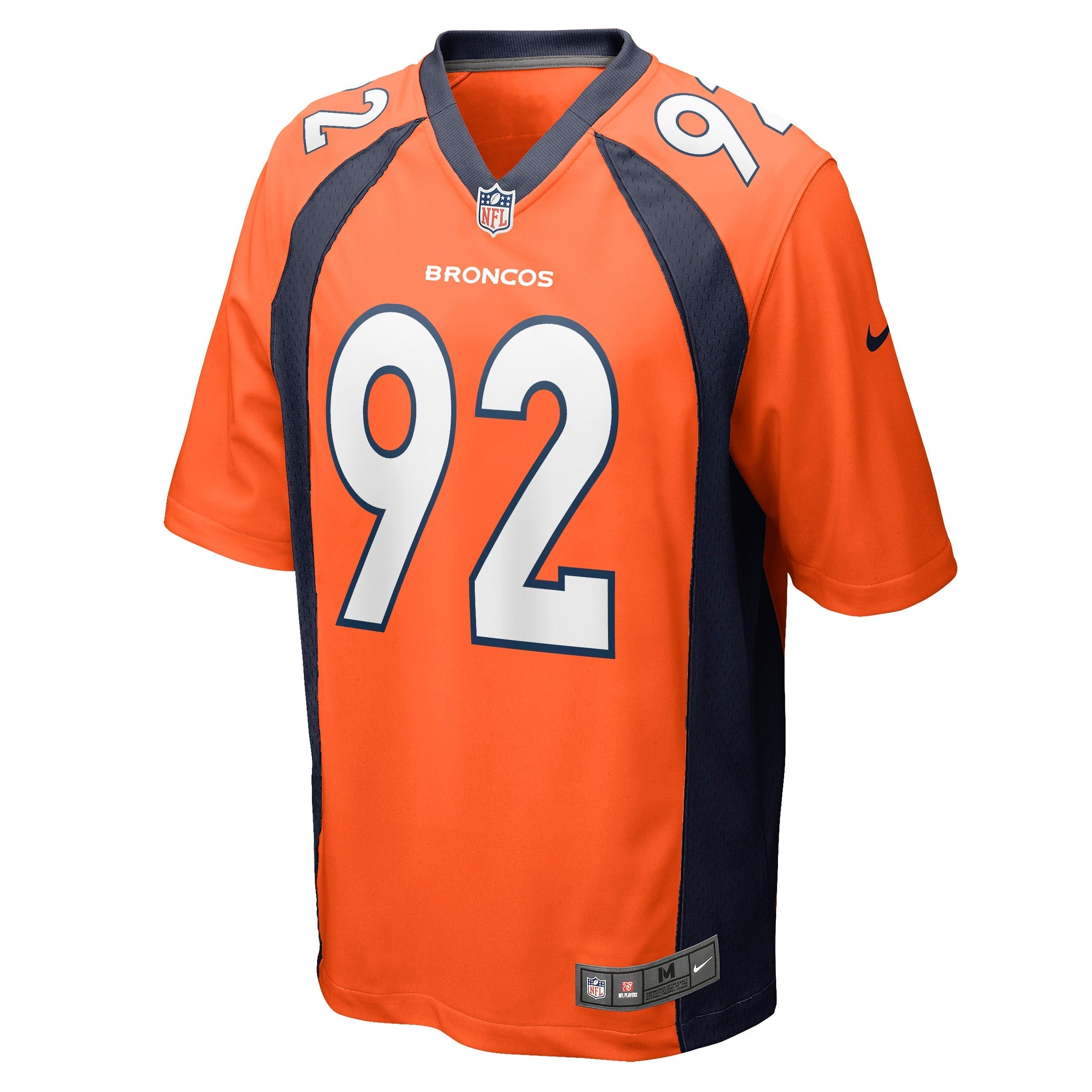 Men's Nike Jonathan Harris Orange Denver Broncos Game Jersey - vstockx