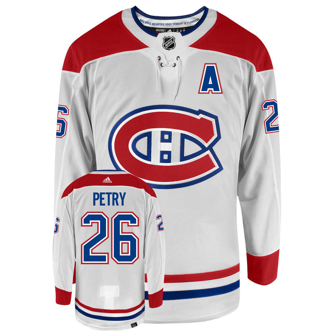 Jeff Petry Montreal Canadiens Adidas Primegreen Authentic NHL Hockey Jersey - vstockx