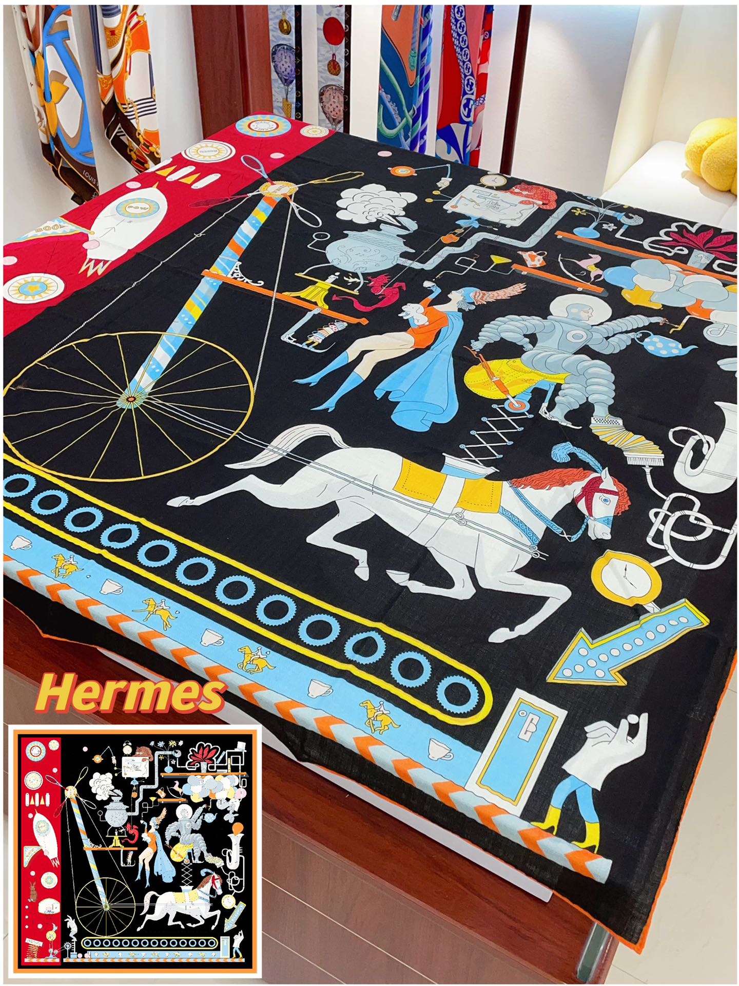 Streetwear Scarf Hermes 328741 SIZE:140cm*140cm - vstockx