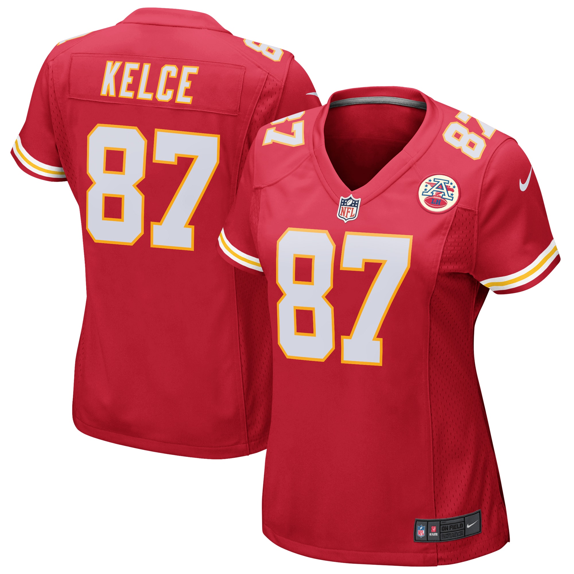 Travis Kelce Kansas City Chiefs Nike Women's Game Jersey - Red - vstockx