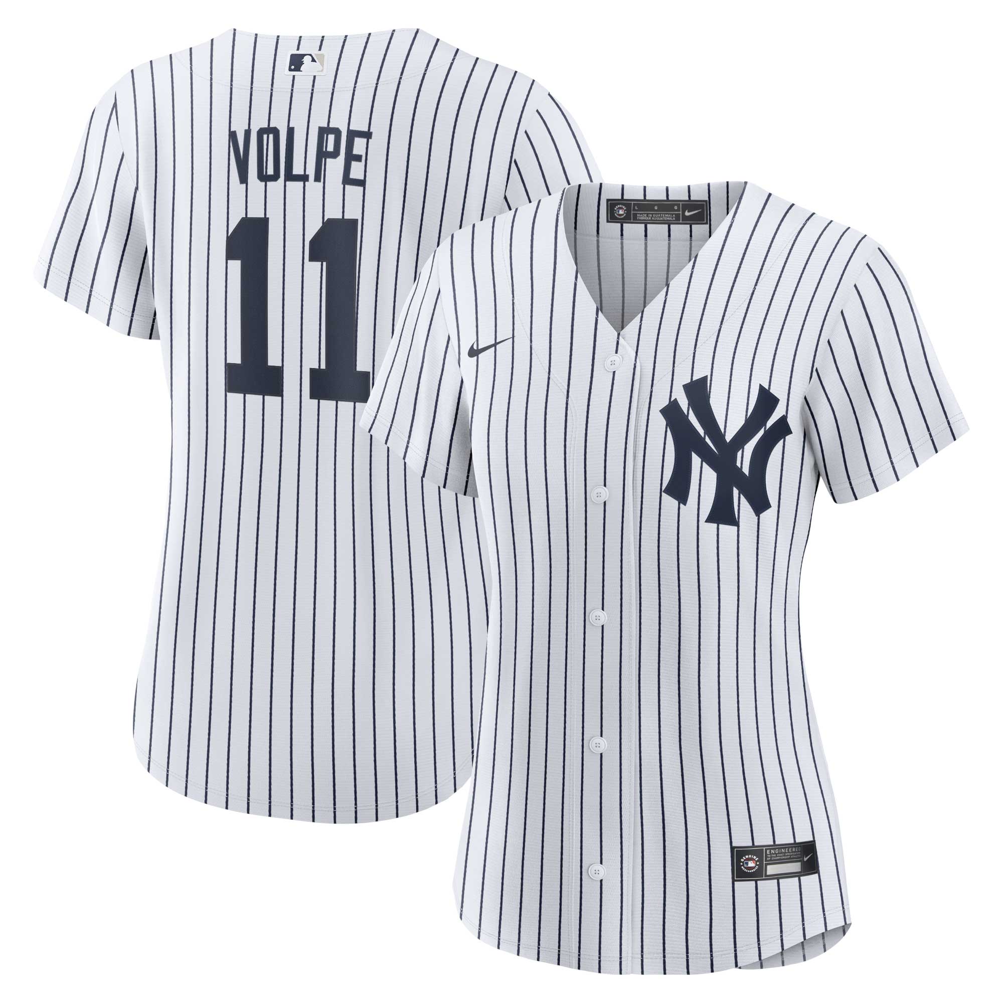 Anthony Volpe New York Yankees Nike Women's Home Replica Player Jersey - White - vstockx
