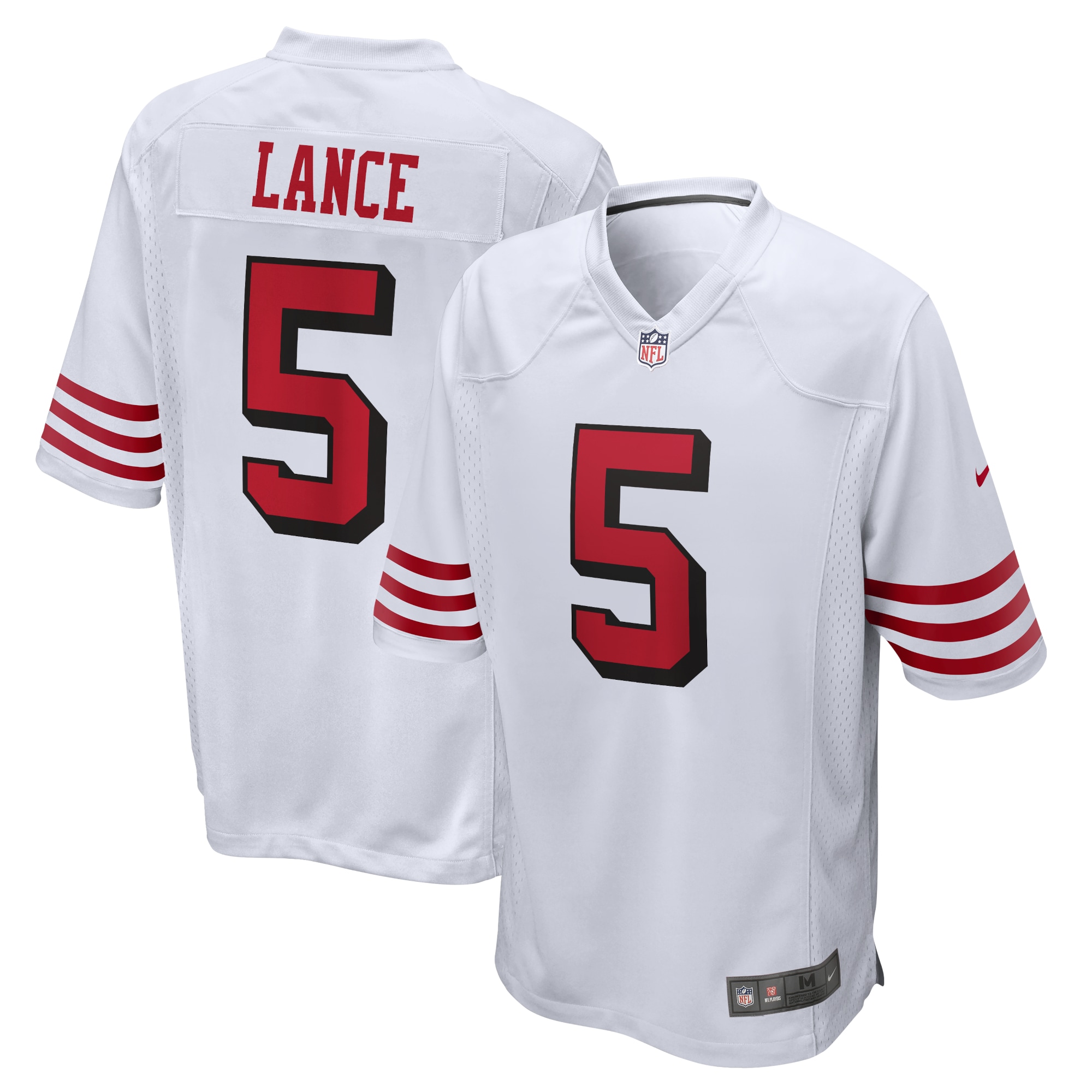 Trey Lance San Francisco 49ers Nike Alternate Game Jersey - White - vstockx