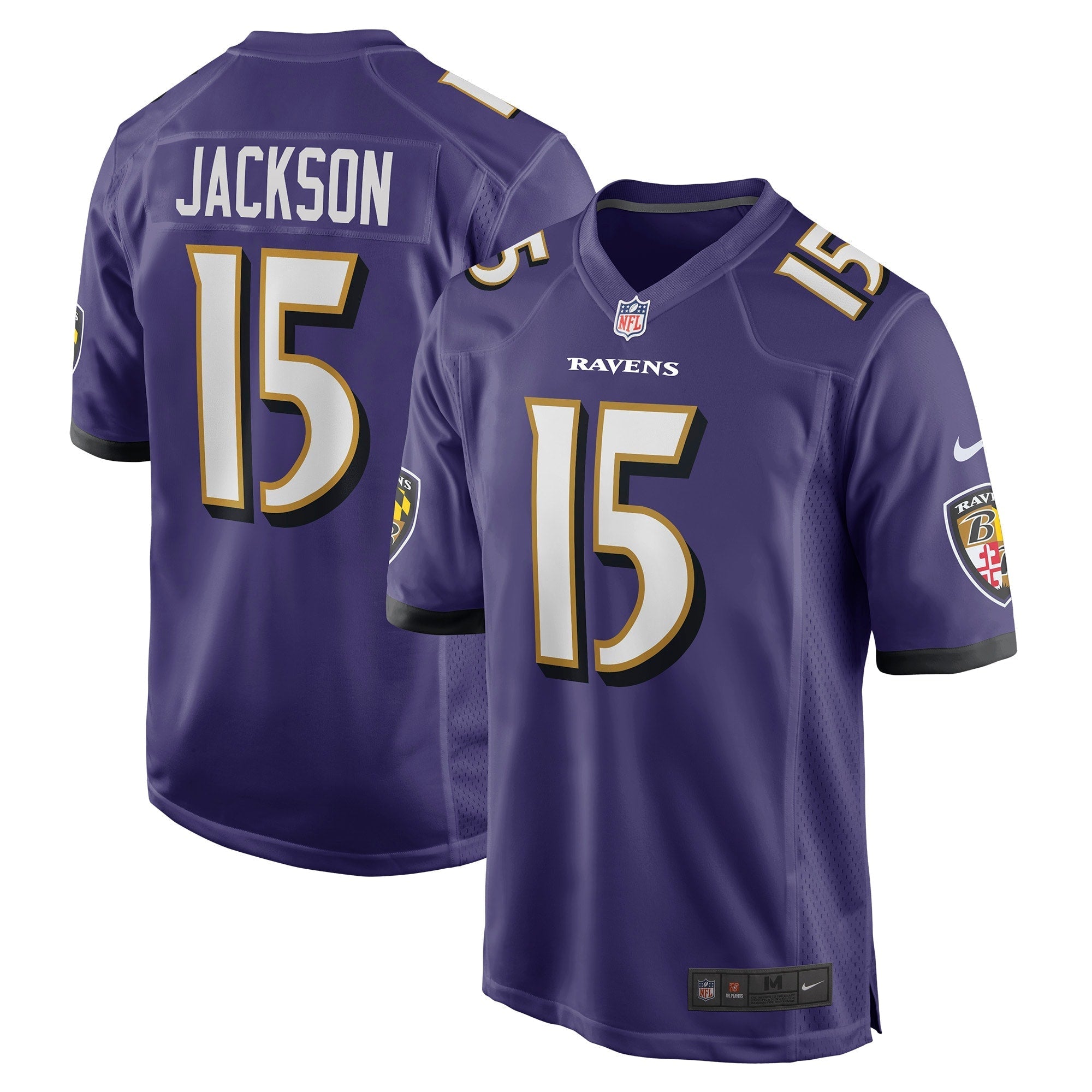 Men's Nike DeSean Jackson Purple Baltimore Ravens Game Player Jersey - vstockx