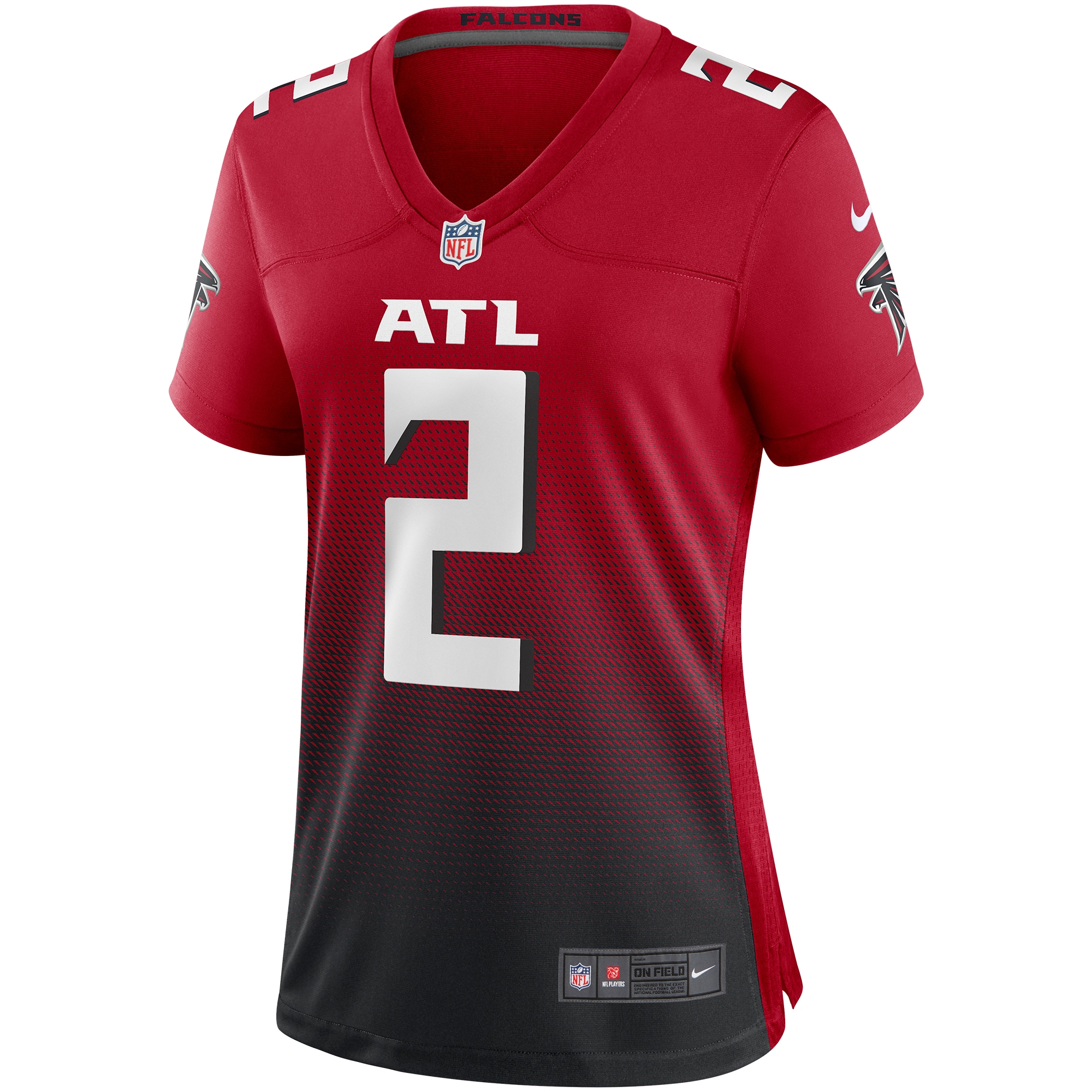 Matt Ryan Atlanta Falcons Nike Women's 2nd Alternate Game Jersey - Red - vstockx