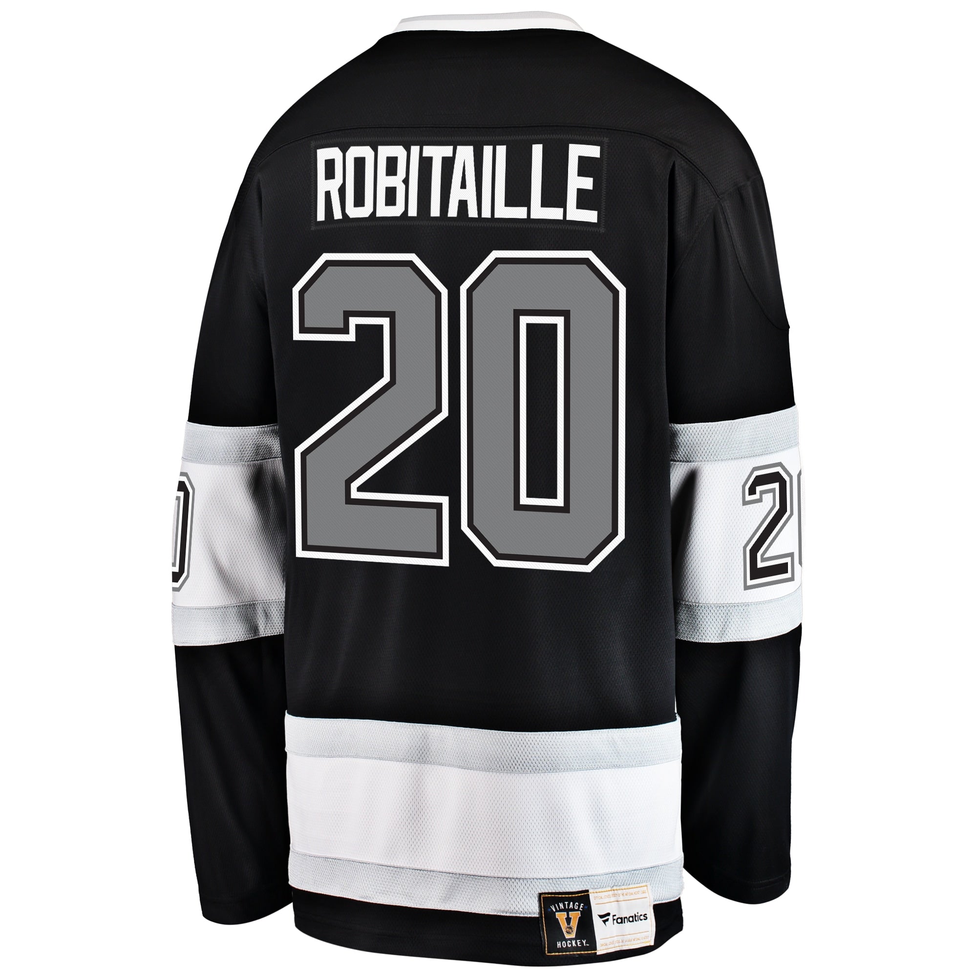 Men's Fanatics Branded Luc Robitaille Black Los Angeles Kings Premier Breakaway Retired Player Jersey - vstockx