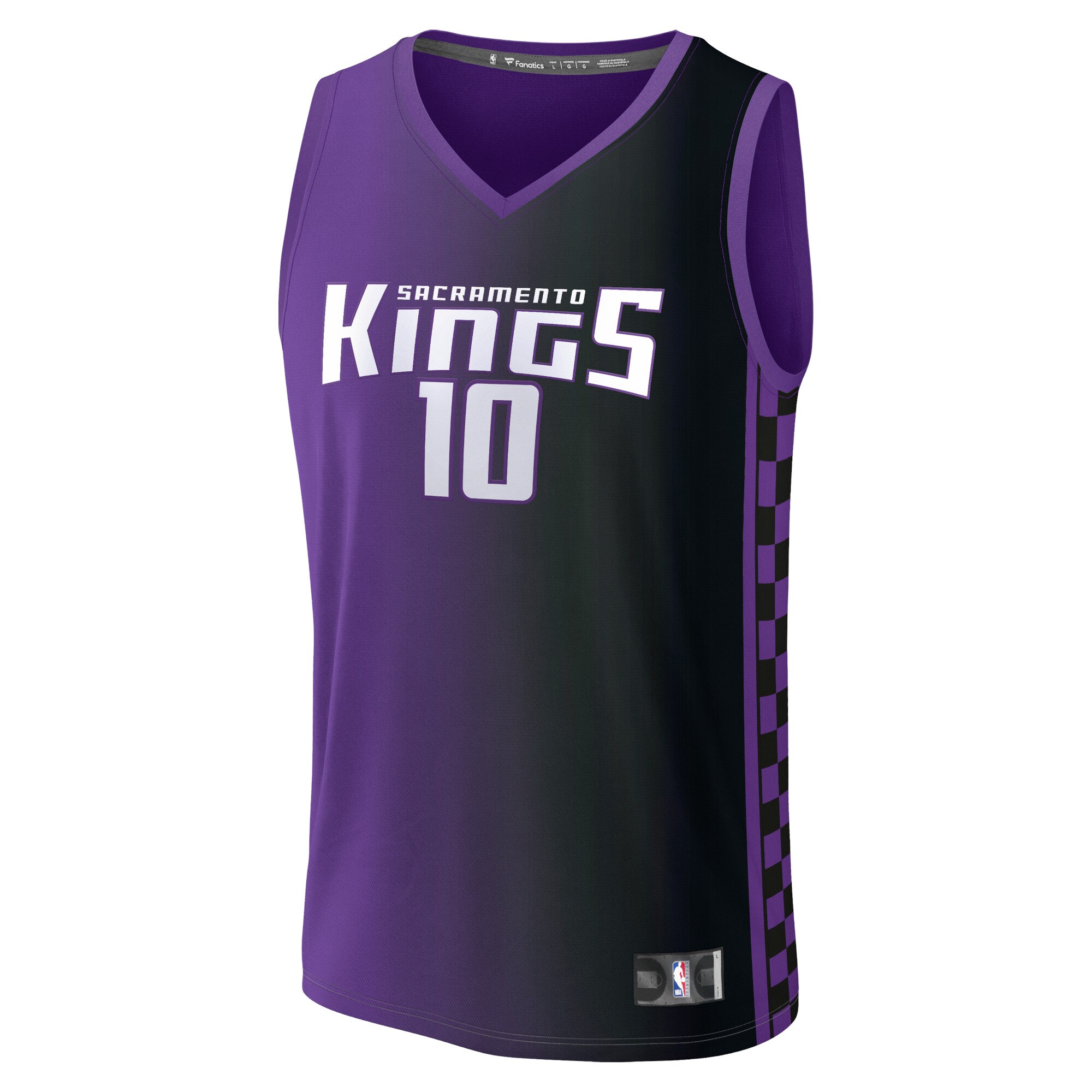 Domantas Sabonis Sacramento Kings Fanatics Branded 2023/24 Fast Break Replica Jersey - Statement Edition - Purple - vstockx