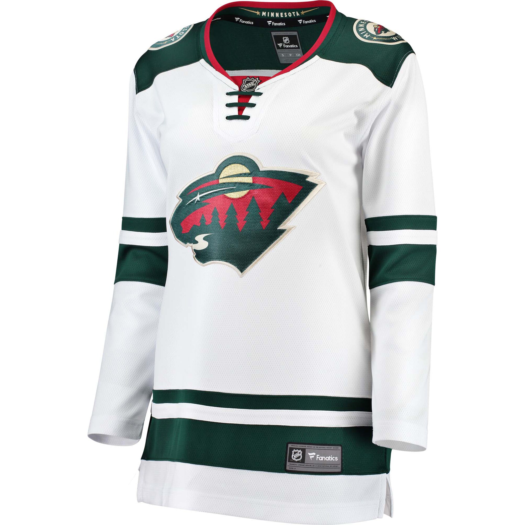 Minnesota Wild Fanatics Branded Women's Away Breakaway Jersey - White - vstockx