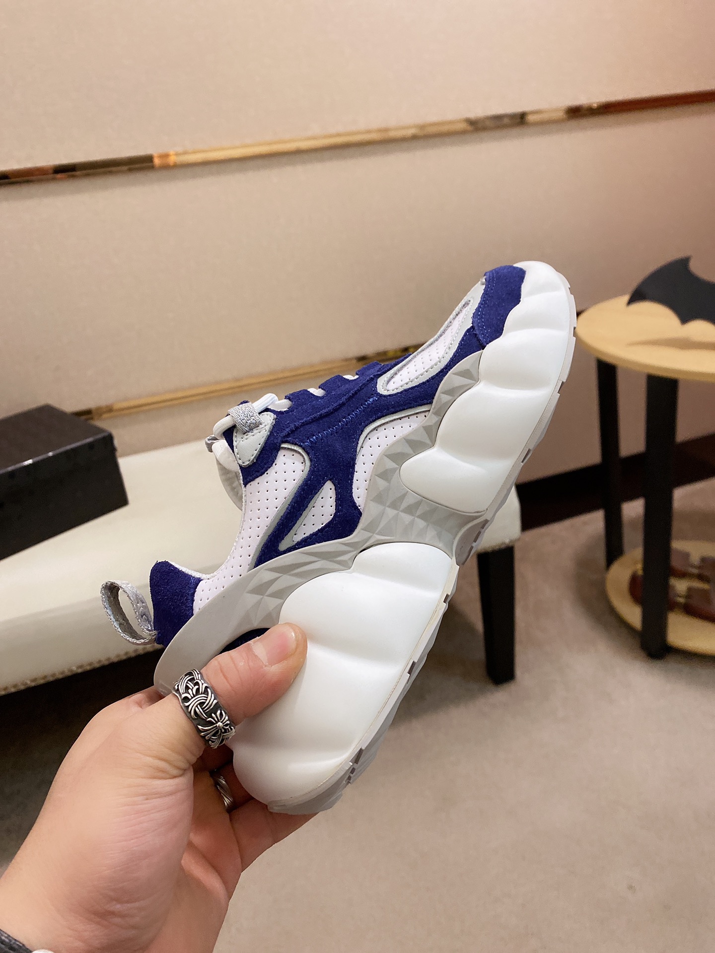 MCM Low Top Logo Lace-up Sneakers 9 - vstockx