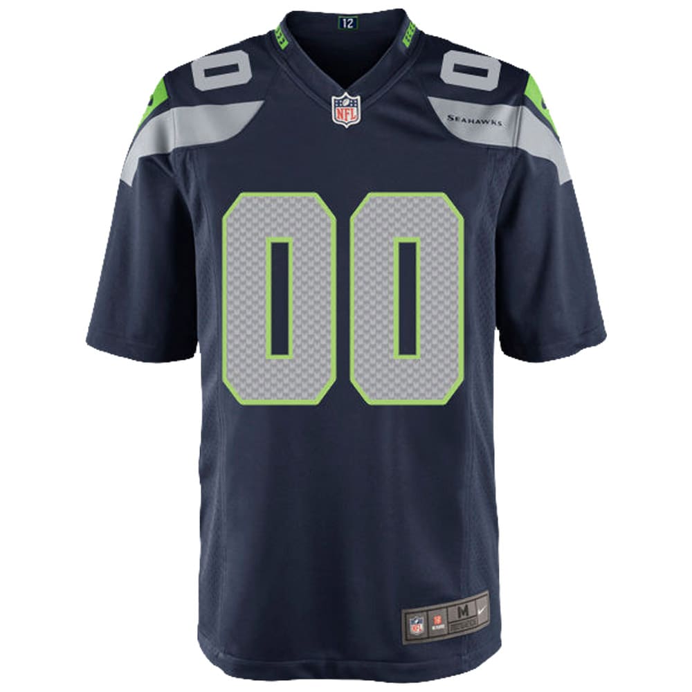 Seattle Seahawks Nike Youth Custom Game Jersey - College Navy - vstockx