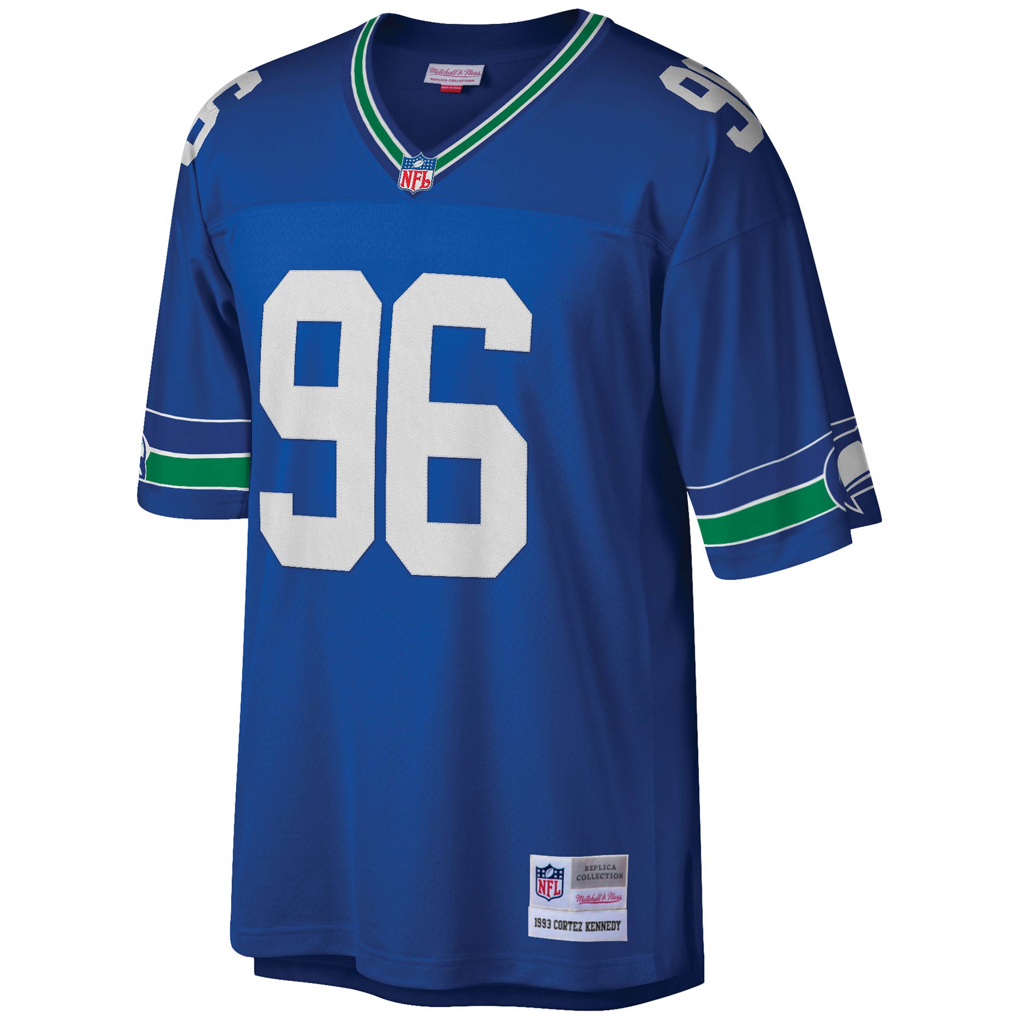 Cortez Kennedy Seattle Seahawks Mitchell & Ness Legacy Replica Jersey - Royal - vstockx