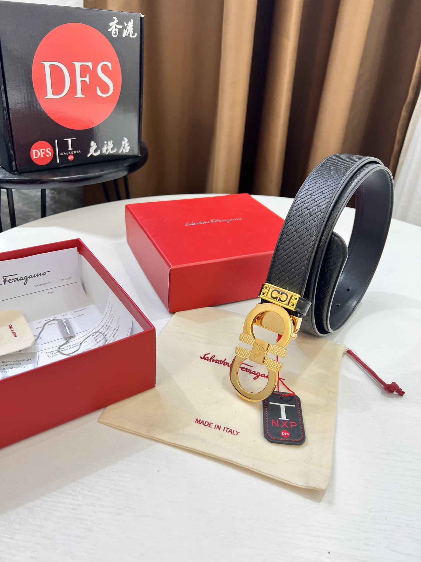 Streetwear Belt Ferragamo 319796 size:3.5cm - vstockx