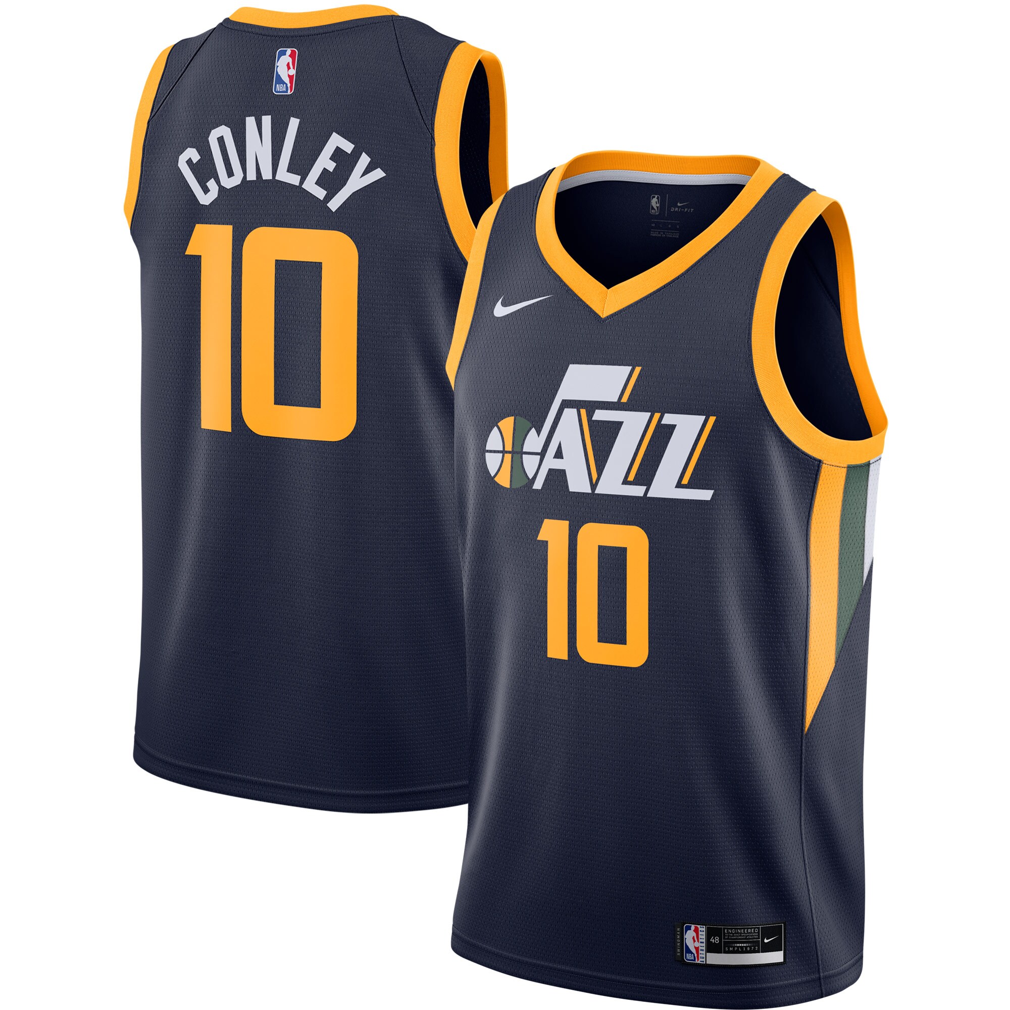 Mike Conley Utah Jazz Nike Swingman Jersey - Navy - Icon Edition - vstockx